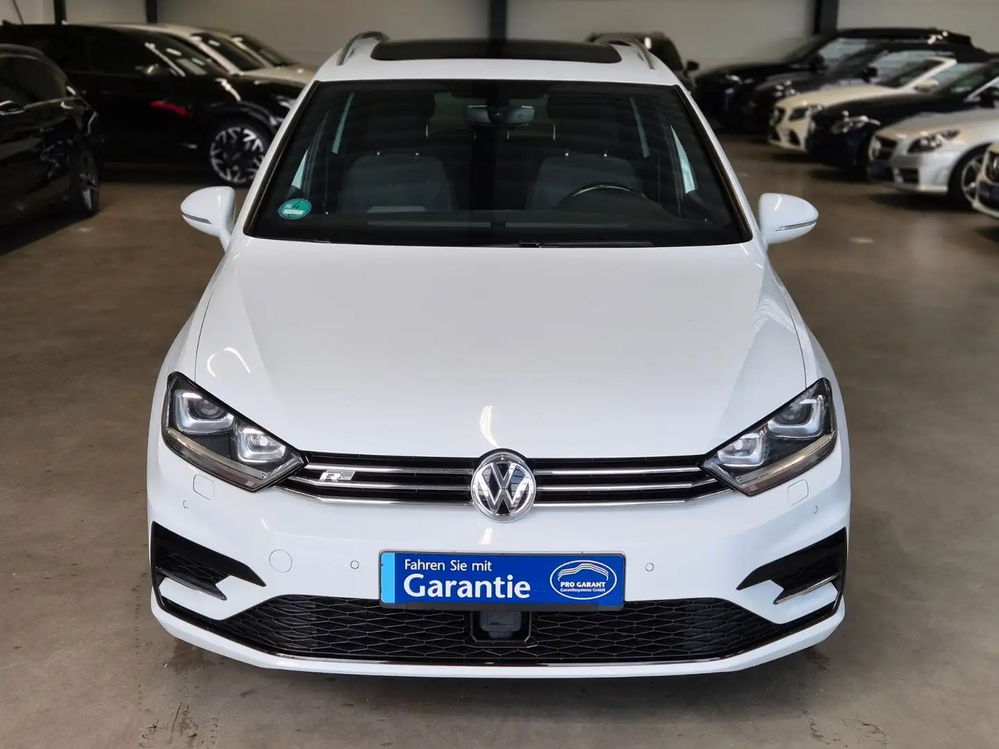 Volkswagen Golf Sportsvan GOLF SPORTSVAN 2.0 TDI HIGHLINE R-LINE XENON AHK Blanc - 2