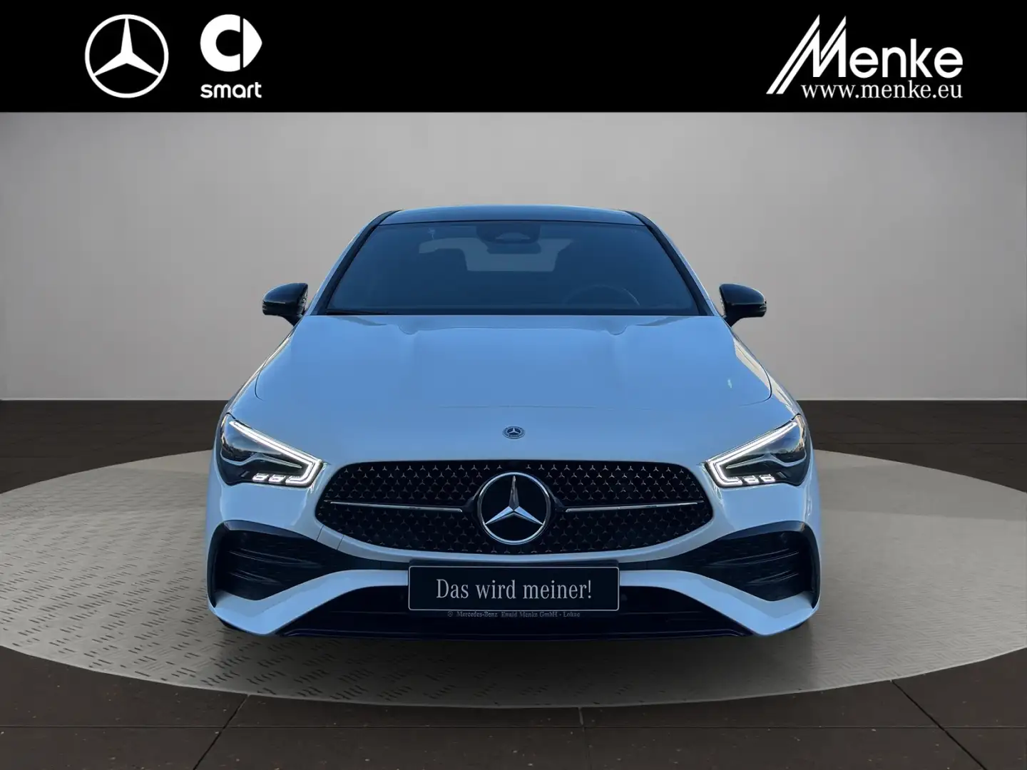 Mercedes-Benz CLA 200 Coupé AMG+Night+Pano+360+KeyGO+19er+Ambi Weiß - 2