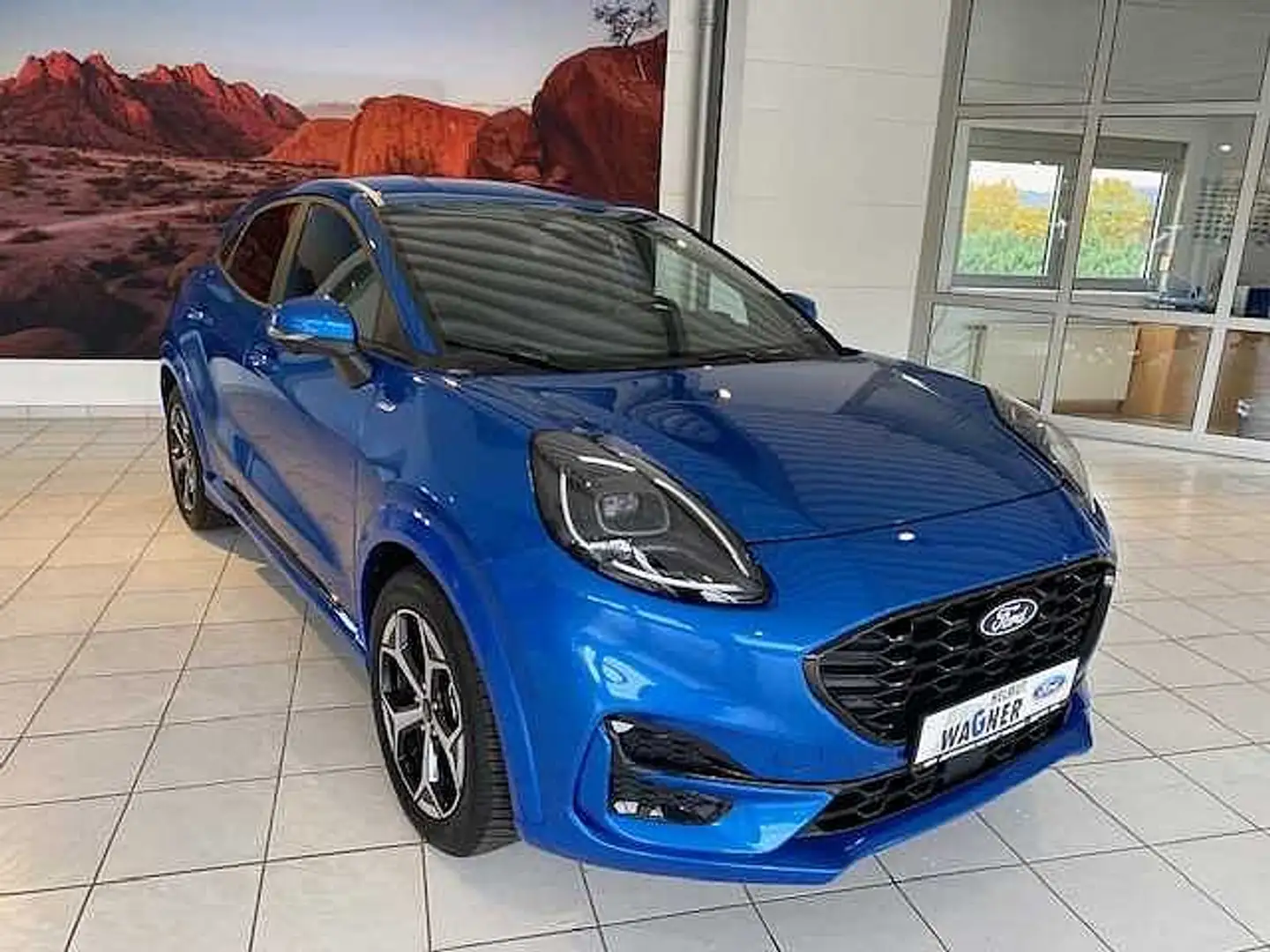 Ford Puma 1.0 Hybrid ST-LINE X/AHK/iACC Blau - 1