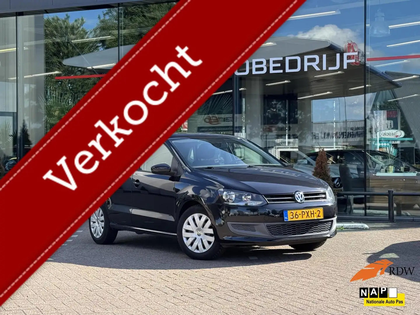 Volkswagen Polo 1.2 TSI Comfortline Automaat 5drs 2011 Noir - 1