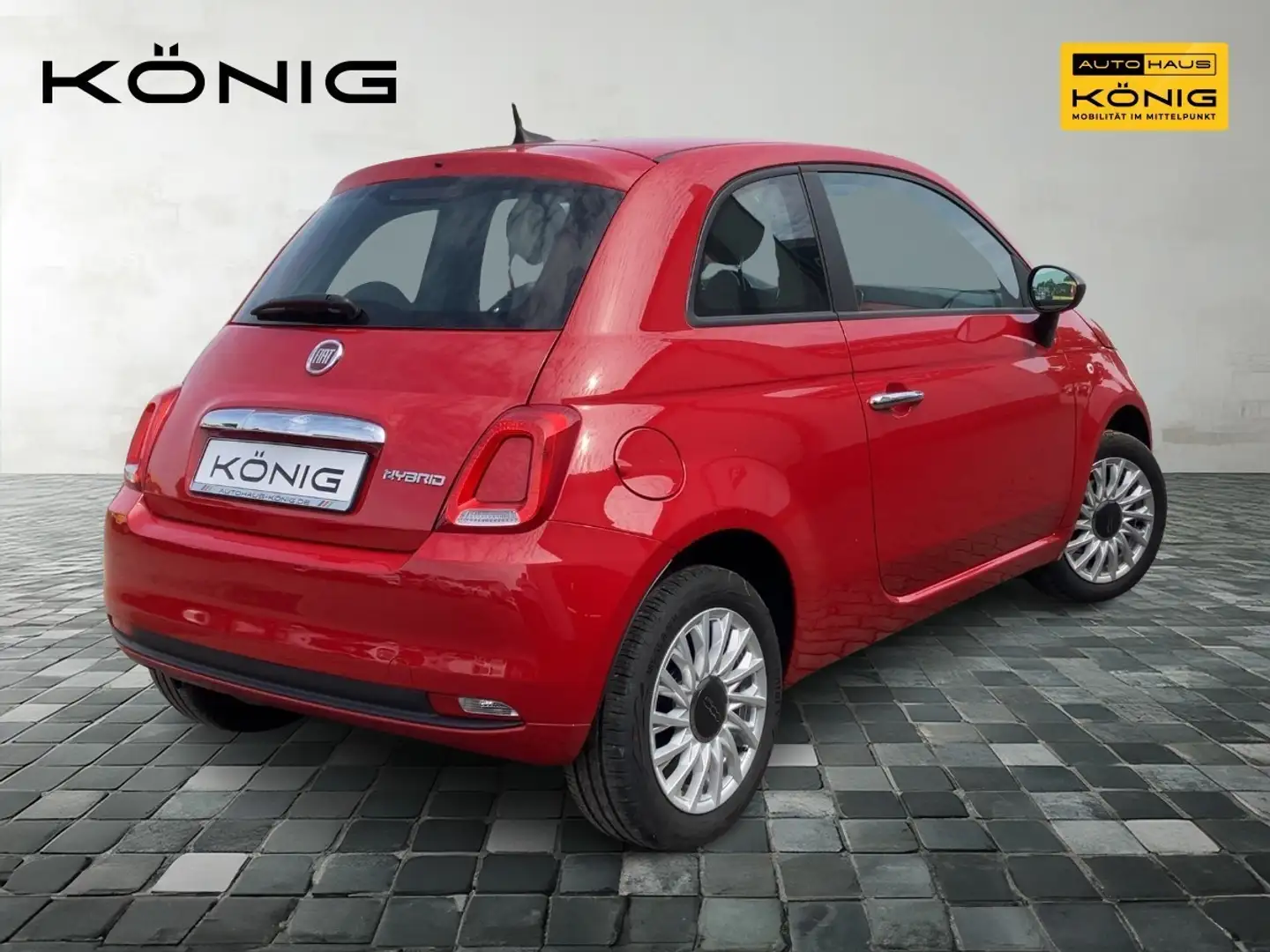 Fiat 500 1.0 GSE Klima & Sound  Carplay*Tempomat*Klima Rot - 2