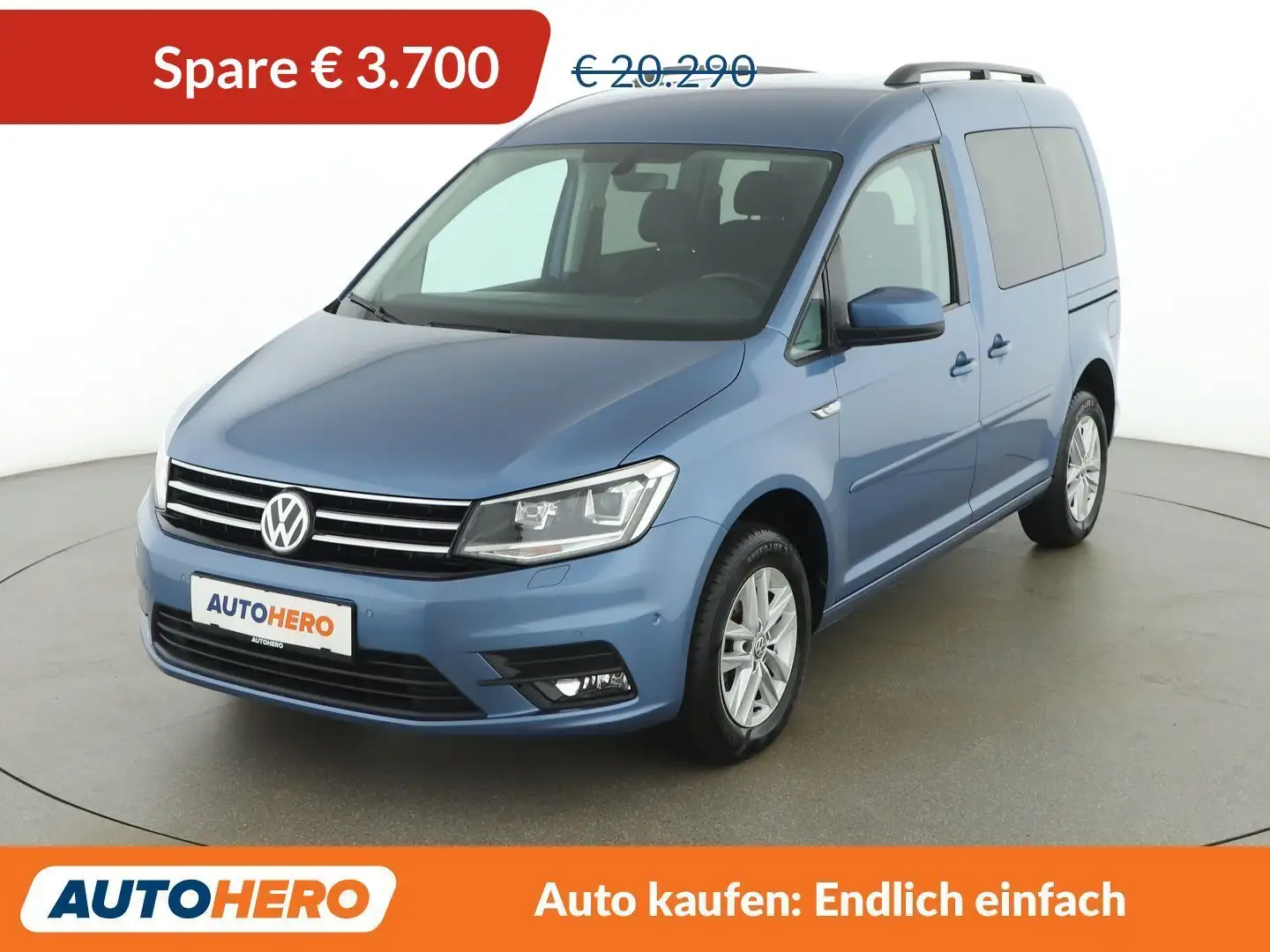 Volkswagen Caddy 2.0 TDI Comfortline BlueMotion Tech *PDC*TEMPO* Blau - 1