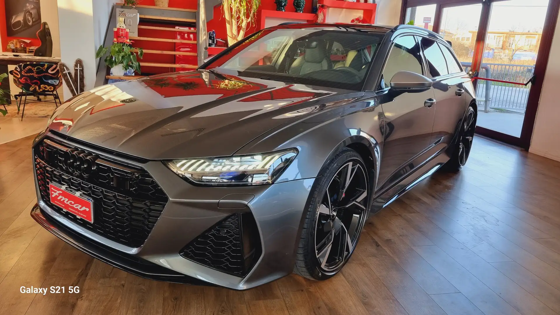 Audi RS6 Avant 4.0 MHEV V8 Carbo Ceramica Pack Dynamic Plus Gris - 1