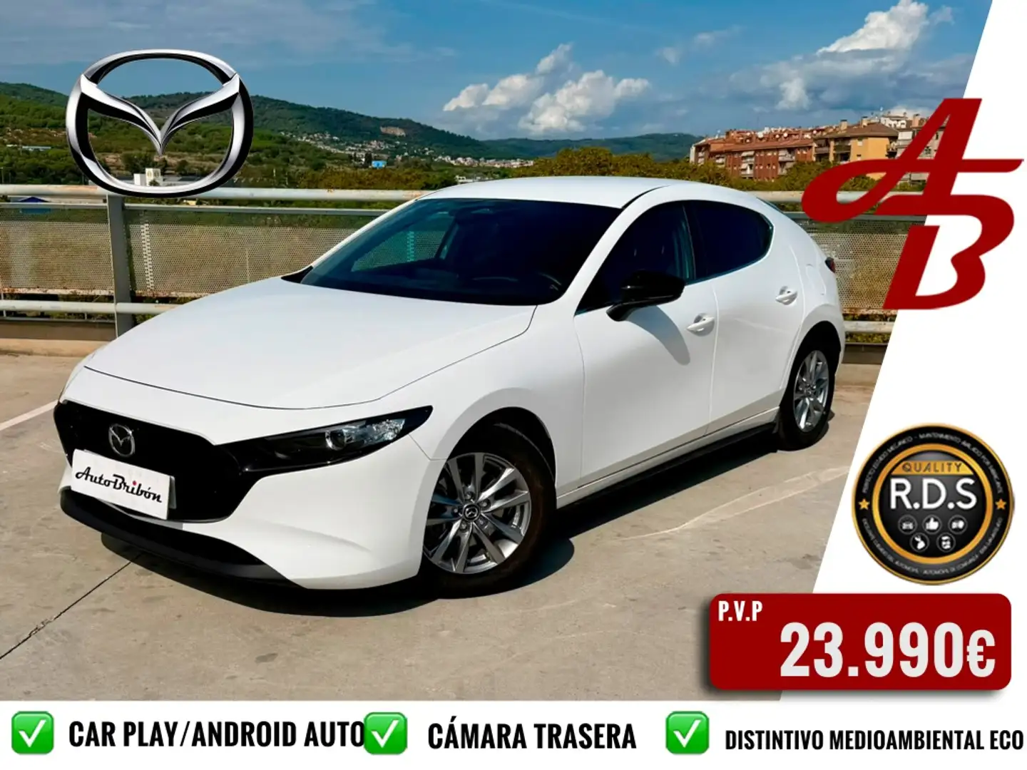 Mazda 3 2.5 e-Skyactiv-G Homura 103kW Blanco - 1