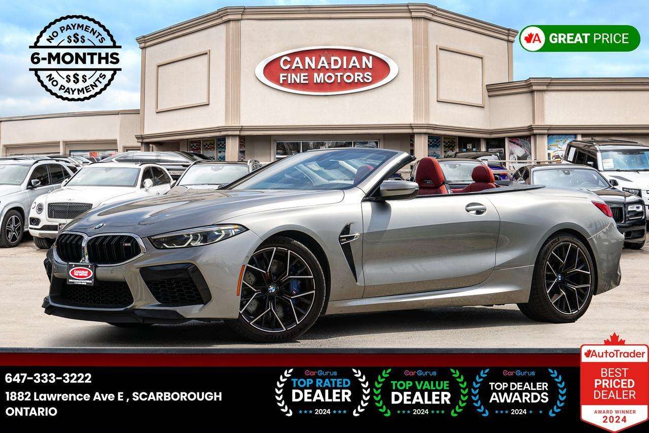 2020 BMW M8 Cabriolet CONVERTIBLE |CARBON FIBER|HUD|RED INT