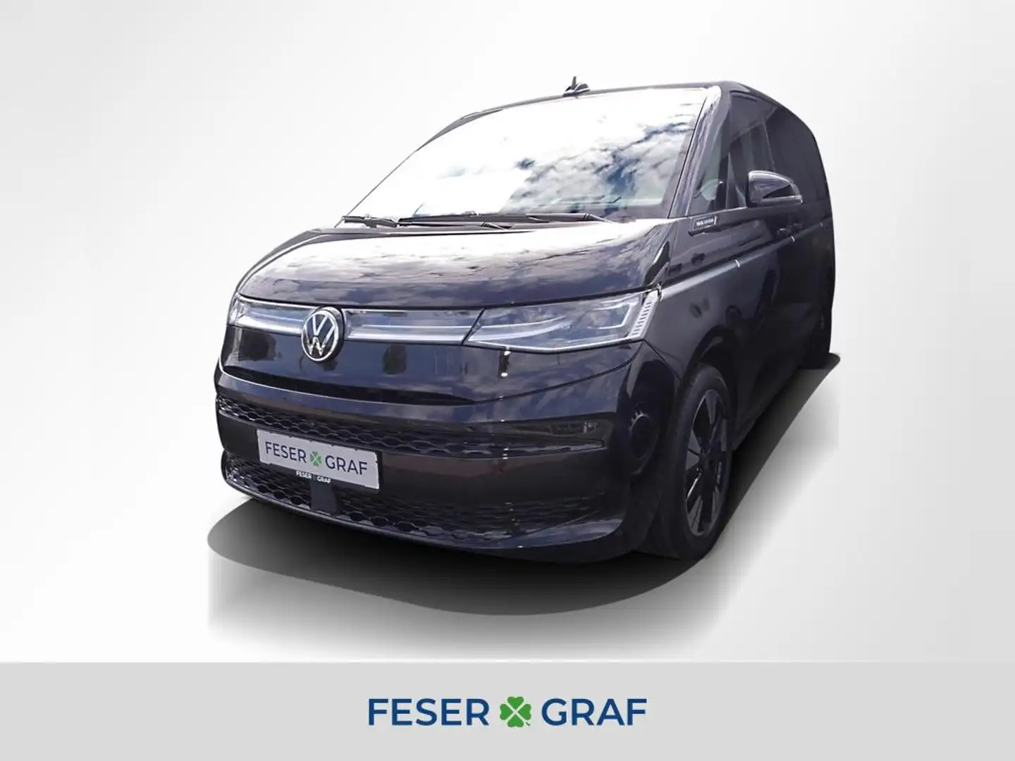 Volkswagen T7 Multivan 2,0 l TDI SCR Navi 4xSHZ ParkAssist Zwart - 1