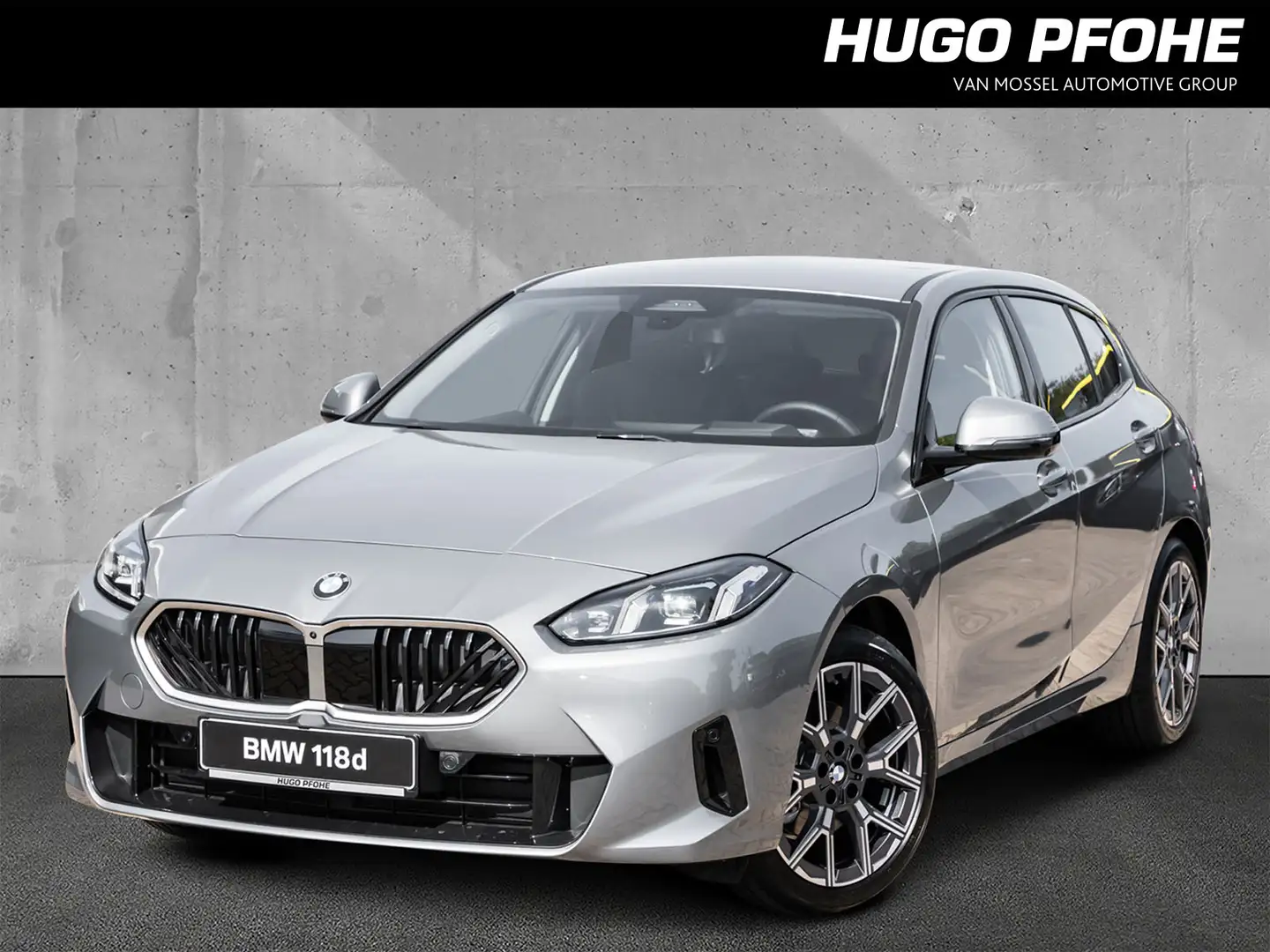 BMW 118 d HUD LED SHZ Innovation Gris - 1