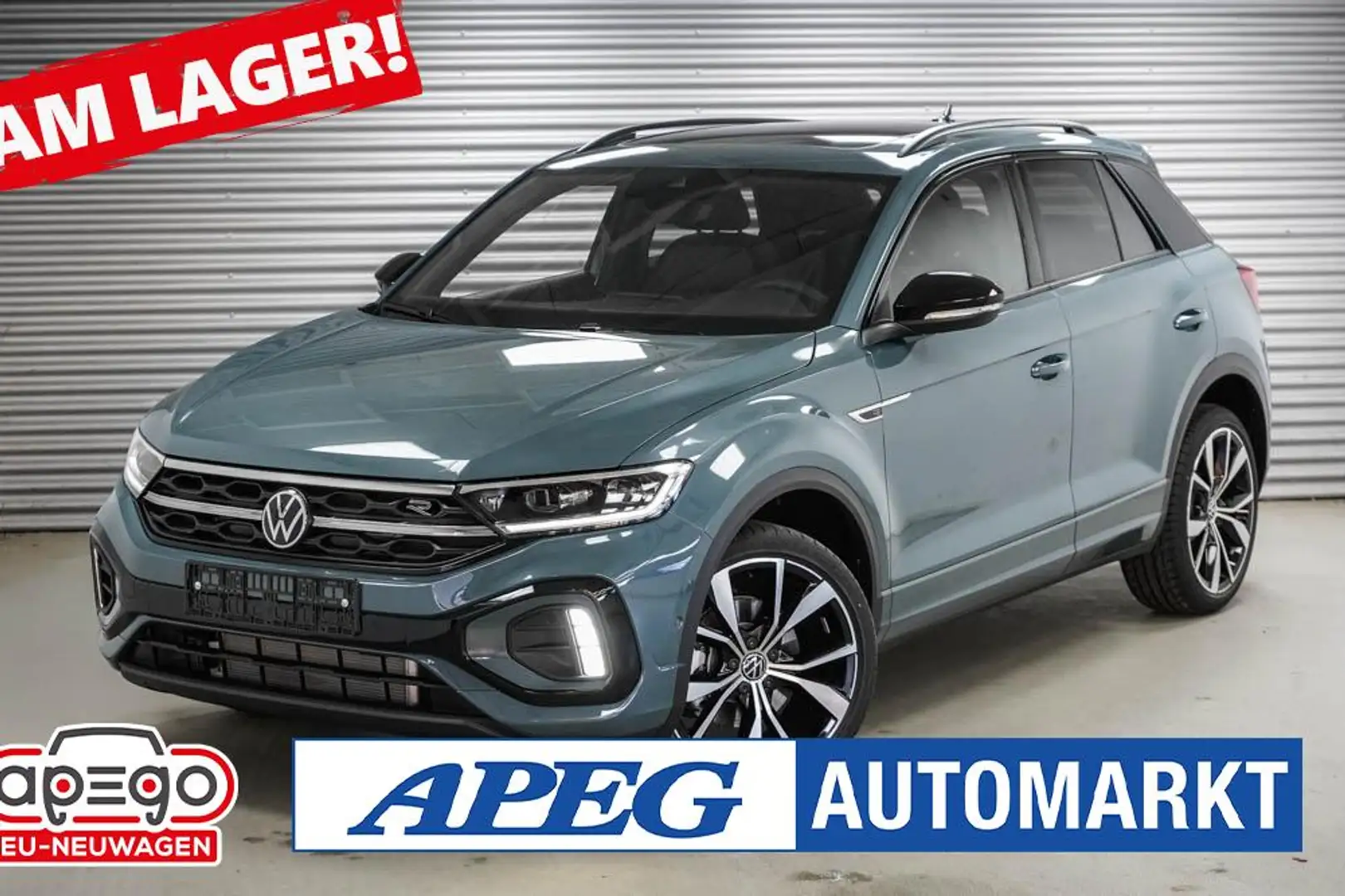 Volkswagen T-Roc 1,5 TSI DSG R-Line Blauw - 1