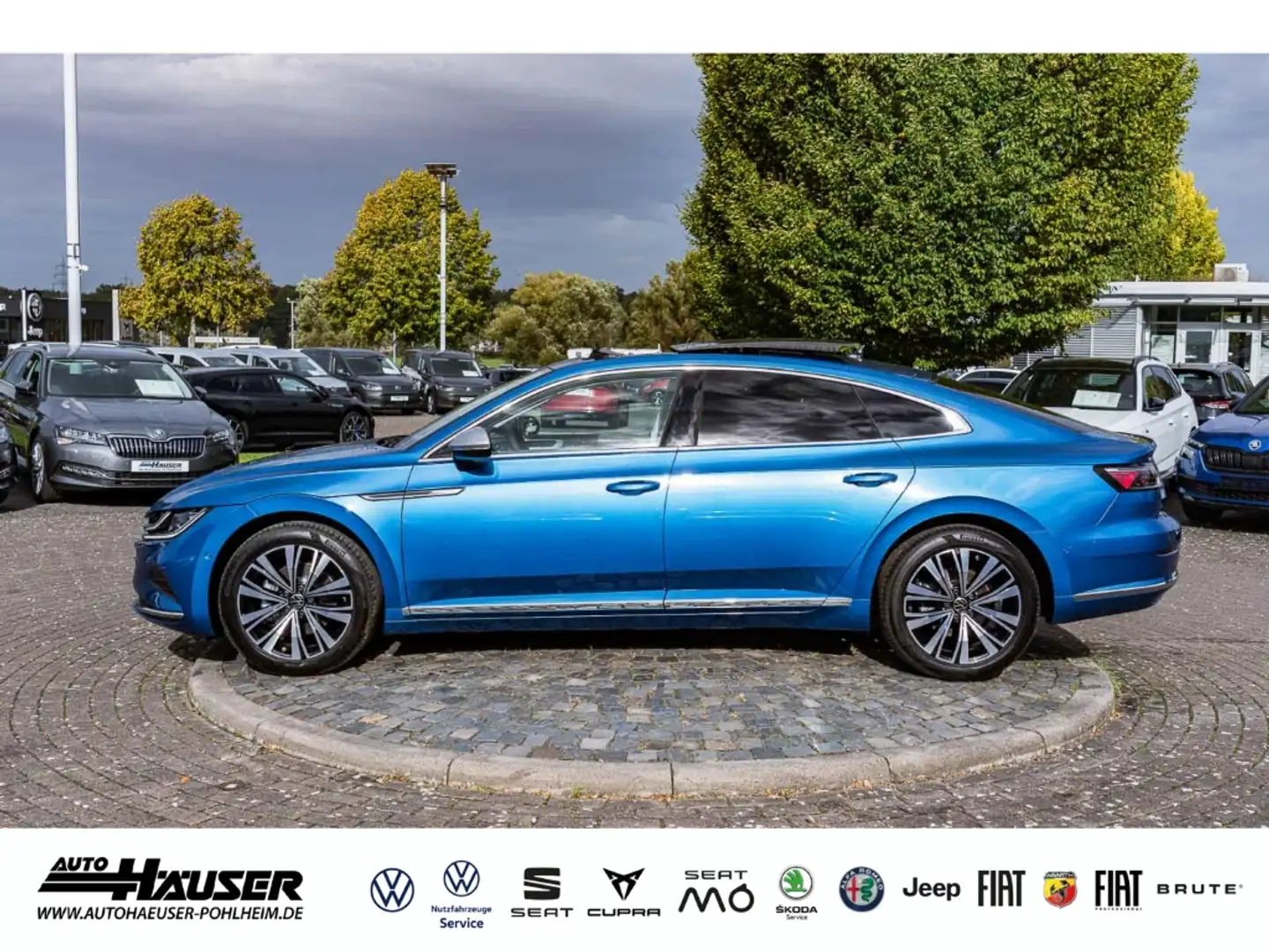 Volkswagen Arteon Elegance 2.0 TDI DSG PANO HUD VIRTUAL AHK NAVI KAM Blauw - 2