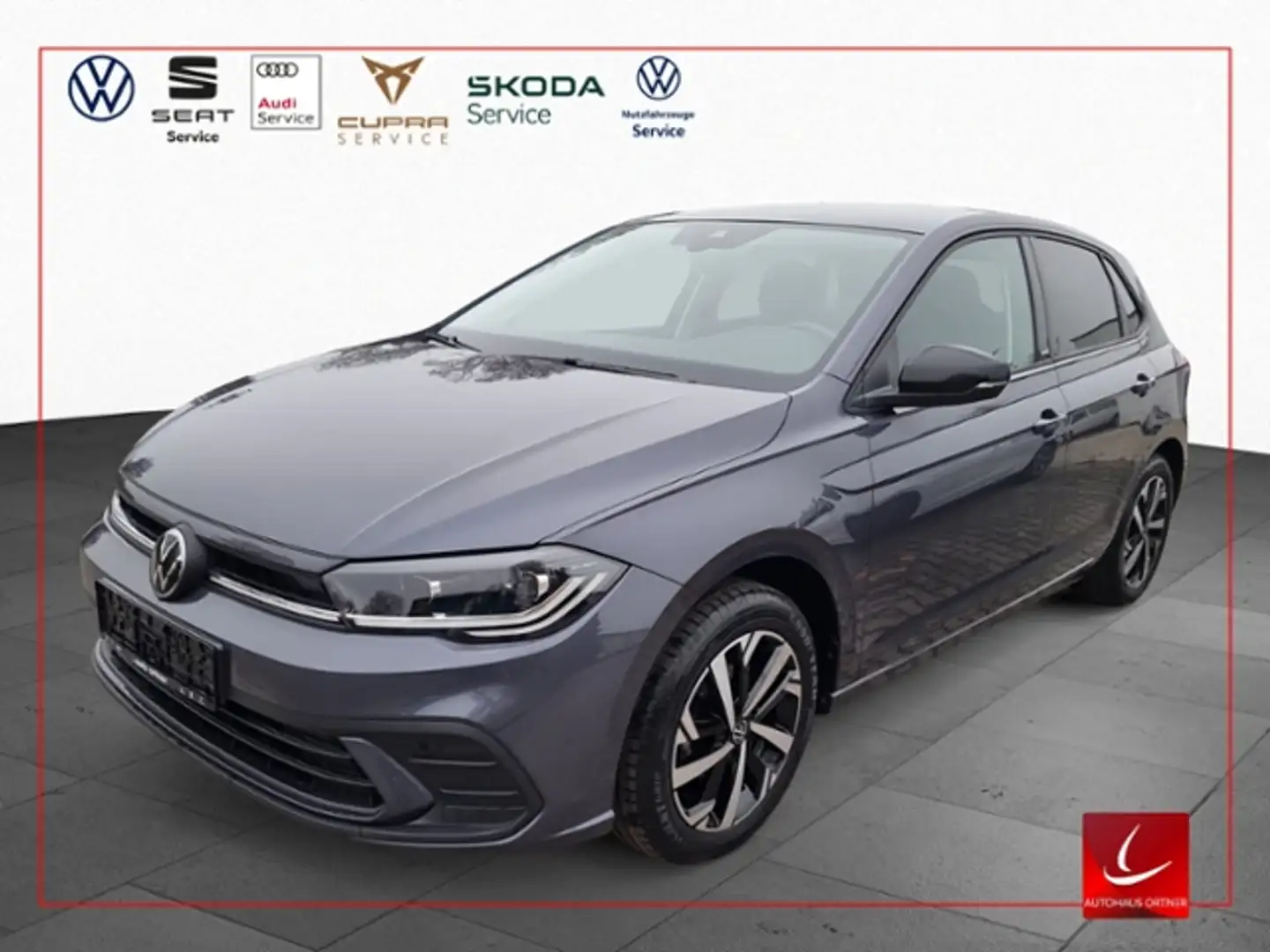 Volkswagen Polo 1.0 TSI MOVE IQ.DRIVE IQ.LIGHT AHK NAVI KLIMA SHZ Grau - 1