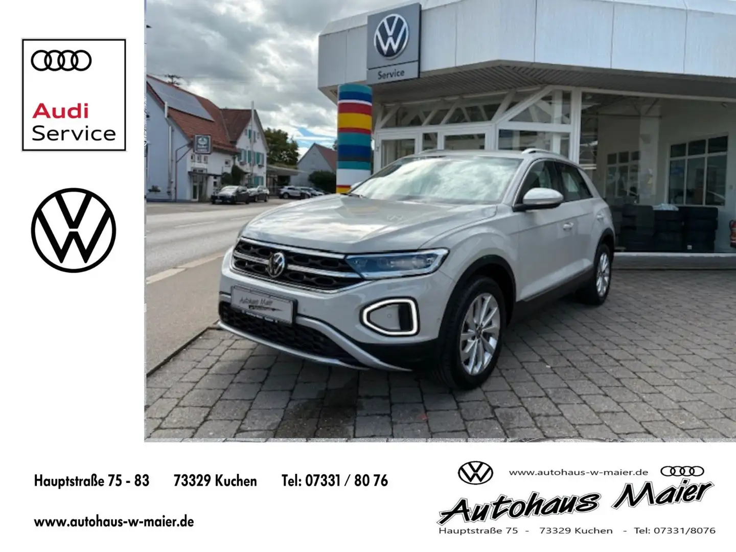 Volkswagen T-Roc 1.5 TSI DSG Style RFK/PDC/SHZ/ALU Gris - 1