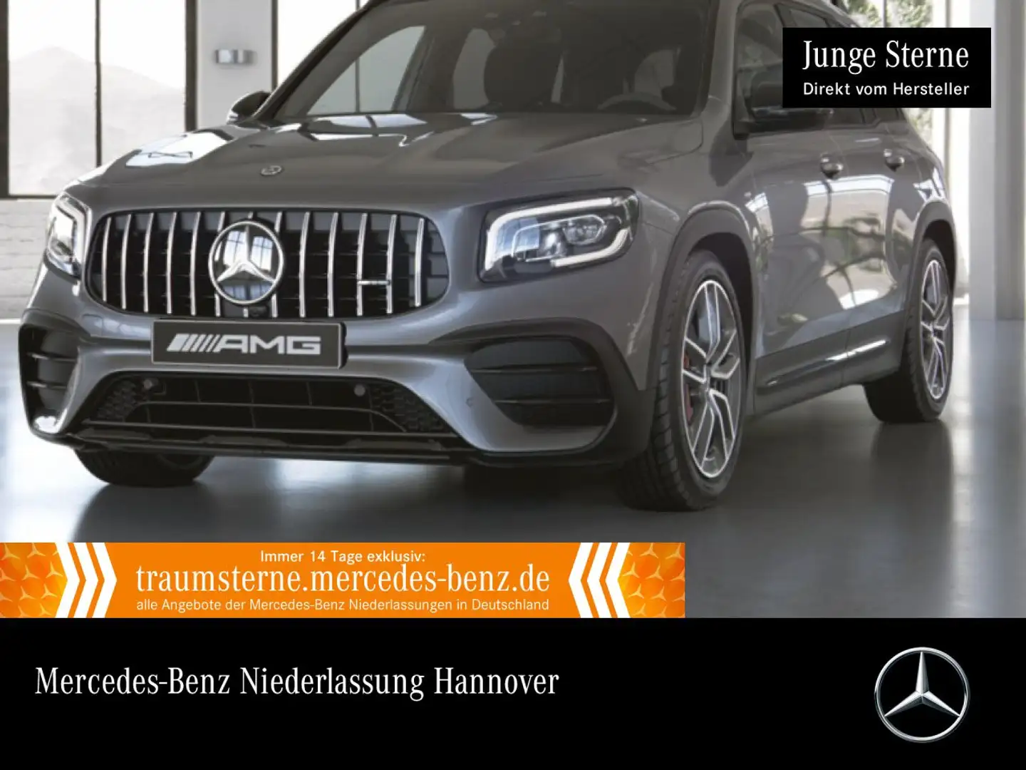Mercedes-Benz GLB 35 AMG GLB 35 4M AMG+PANO+AHK+LED+STHZG+KAMERA+8G Grau - 1
