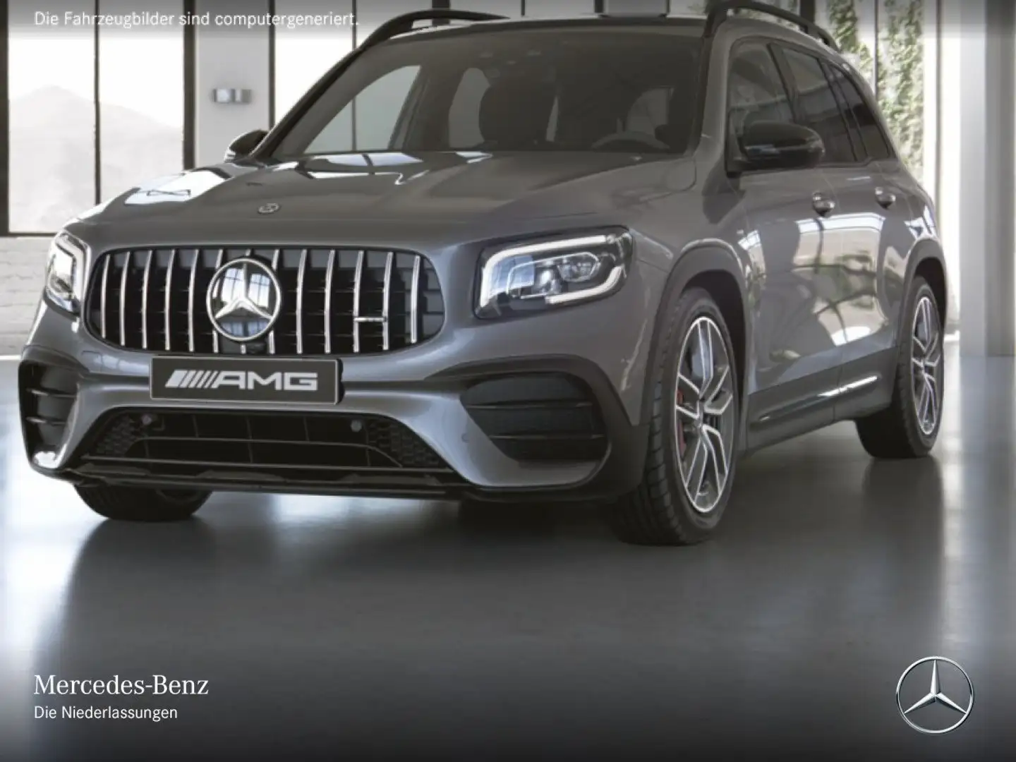Mercedes-Benz GLB 35 AMG GLB 35 4M AMG+PANO+AHK+LED+STHZG+KAMERA+8G Grau - 2