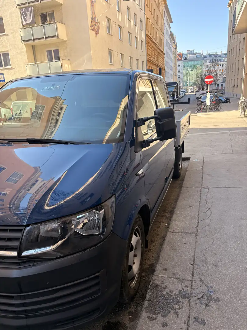 Volkswagen T6 Transporter Pritsche Doppelkabine LR Blau - 2