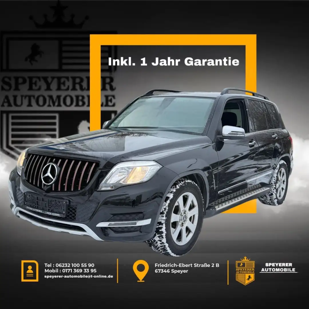 Mercedes-Benz GLK 220 4Matic|AUTOMATIK|AHK|ALLRAD|SPORTPAKET|SHZ|KAMER Noir - 1