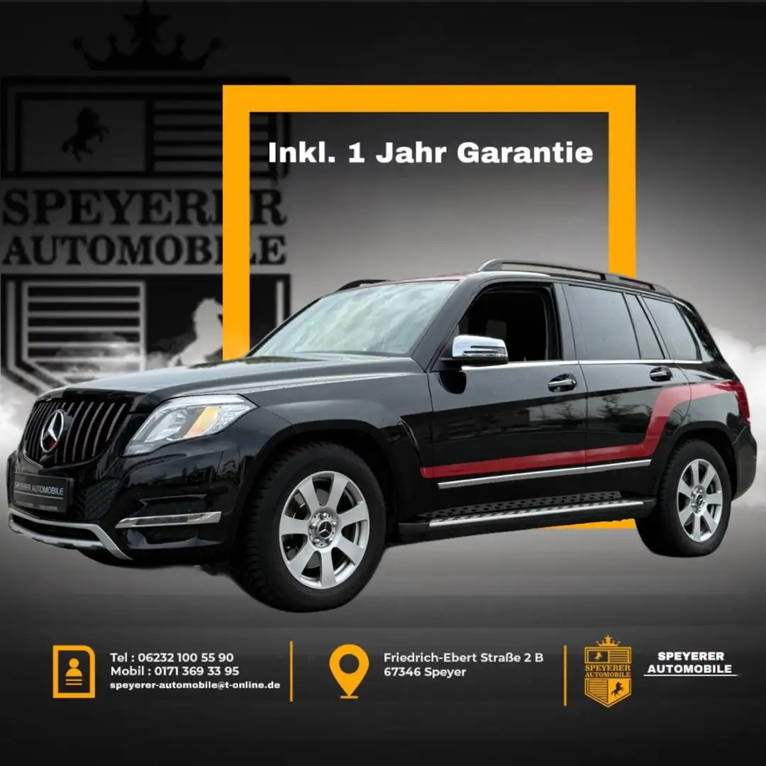 Mercedes-Benz GLK 220 4Matic|AUTOMATIK|AHK|ALLRAD|SPORTPAKET|SHZ|KAMER Schwarz - 1