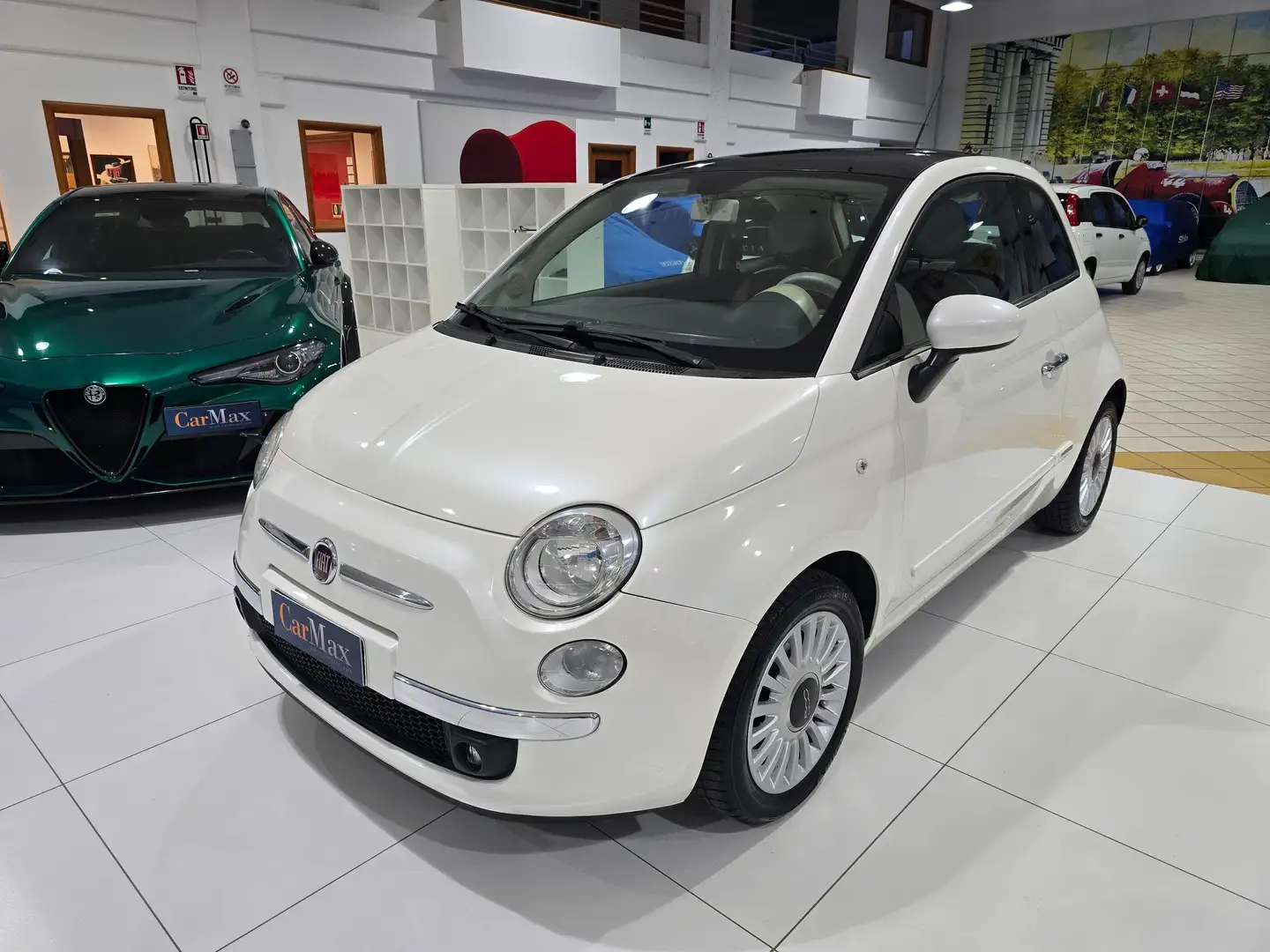 Fiat 500 1.3 MJT 75CV LOUNGE **OK NEOPATENTATI** Bianco - 1