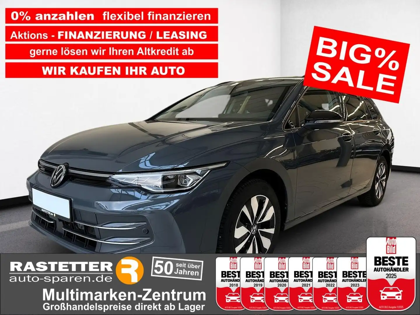 Volkswagen Golf Variant TSI Goal AHK+Navi+Kamera+LEDplus+ACC+virtCP+SHZ+Pr Grau - 1