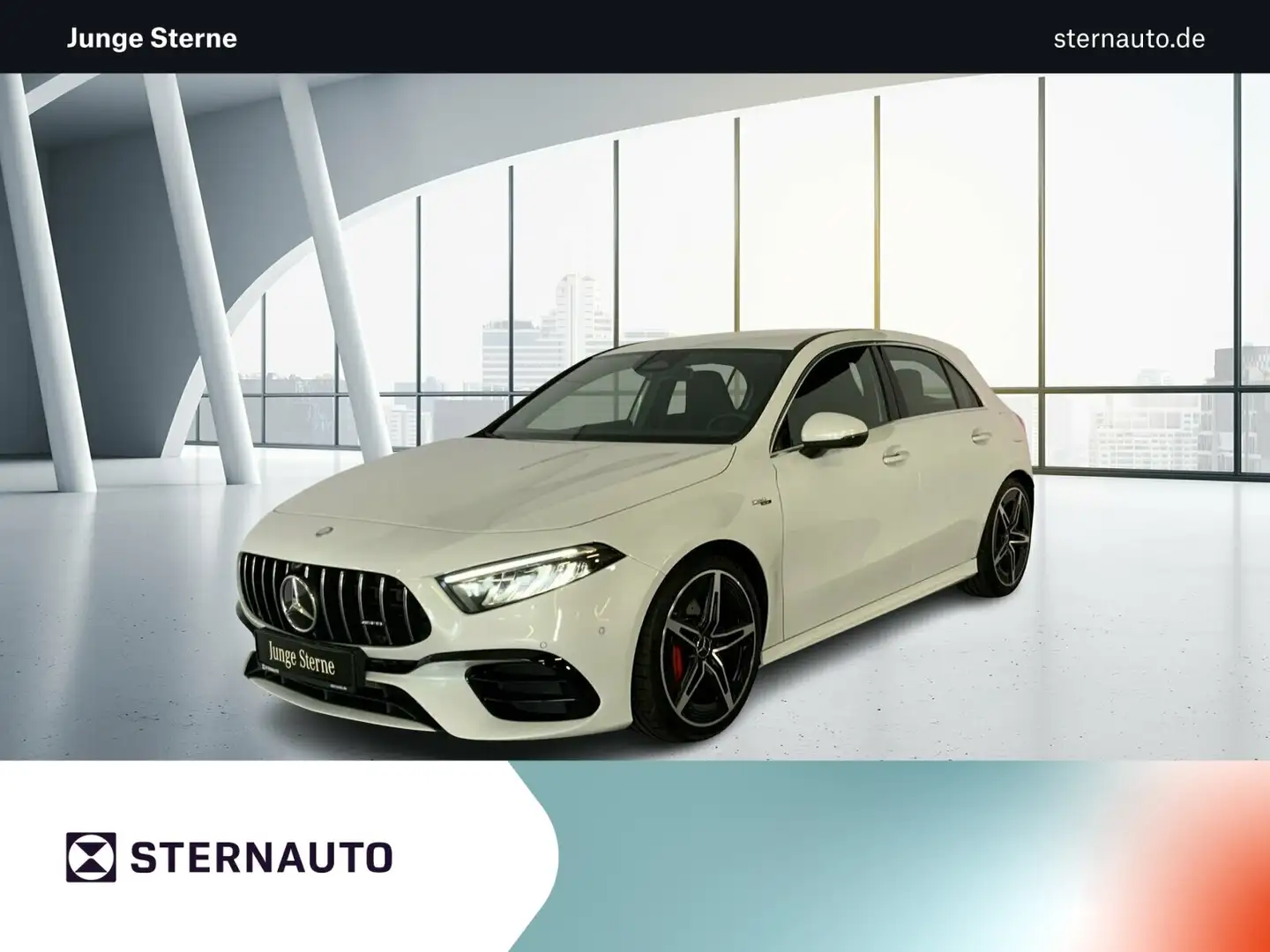 Mercedes-Benz A 45 AMG A 45 S 4M PremiumPak Burmester® Keyless Driver's Weiß - 1