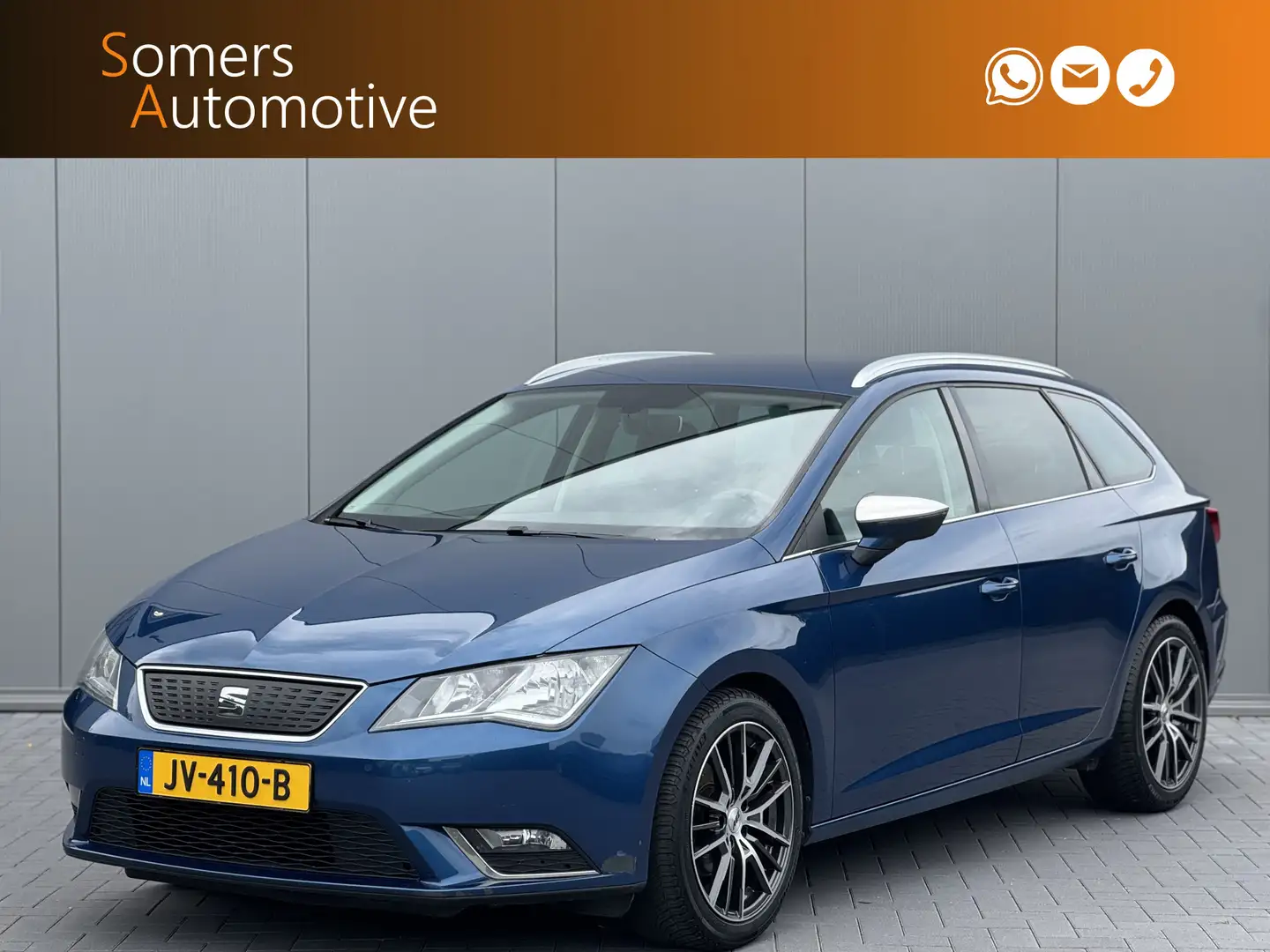SEAT Leon ST 1.0 EcoTSI Style Connect | Apple CarPlay | Navi Blauw - 1