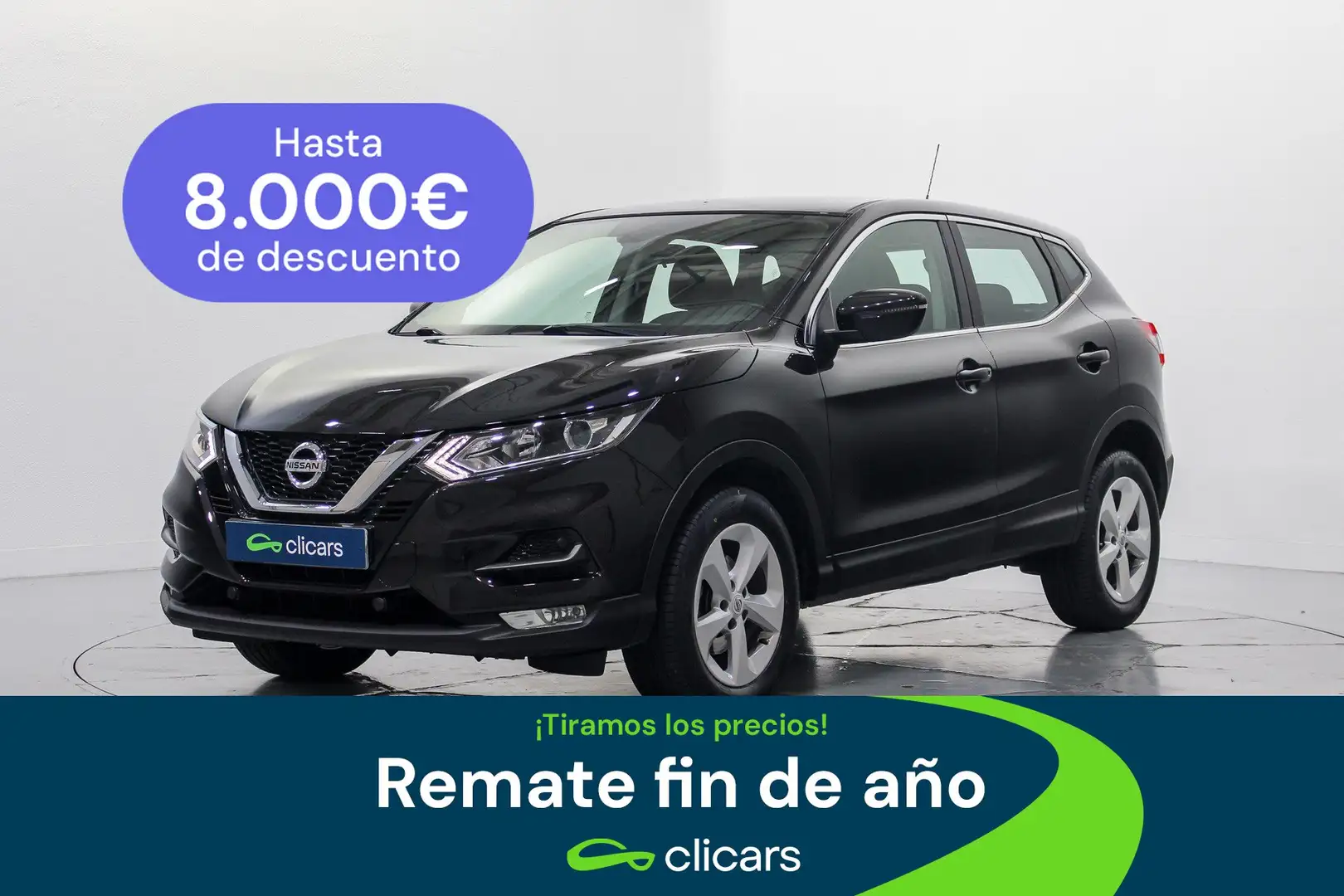 Nissan Qashqai 1.5dCi Acenta DCT 4x2 85kW Negro - 1