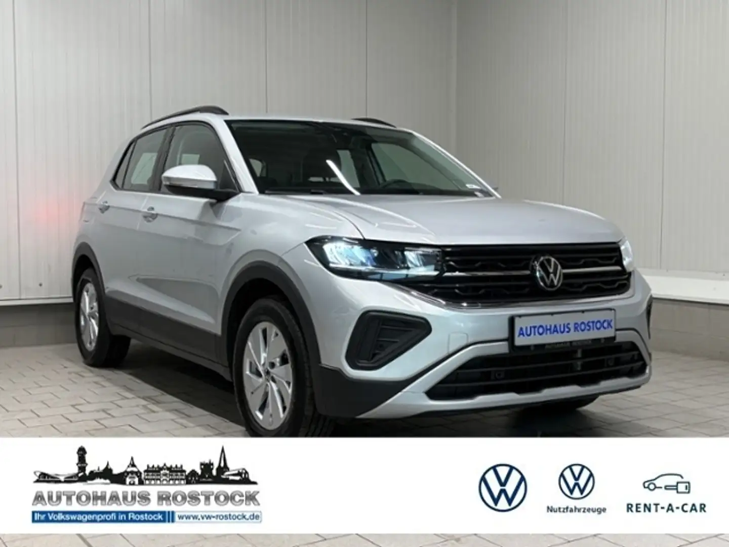 Volkswagen T-Cross Life 1.0 TSI DSG PDC NAVI ACC SHZ Argent - 1