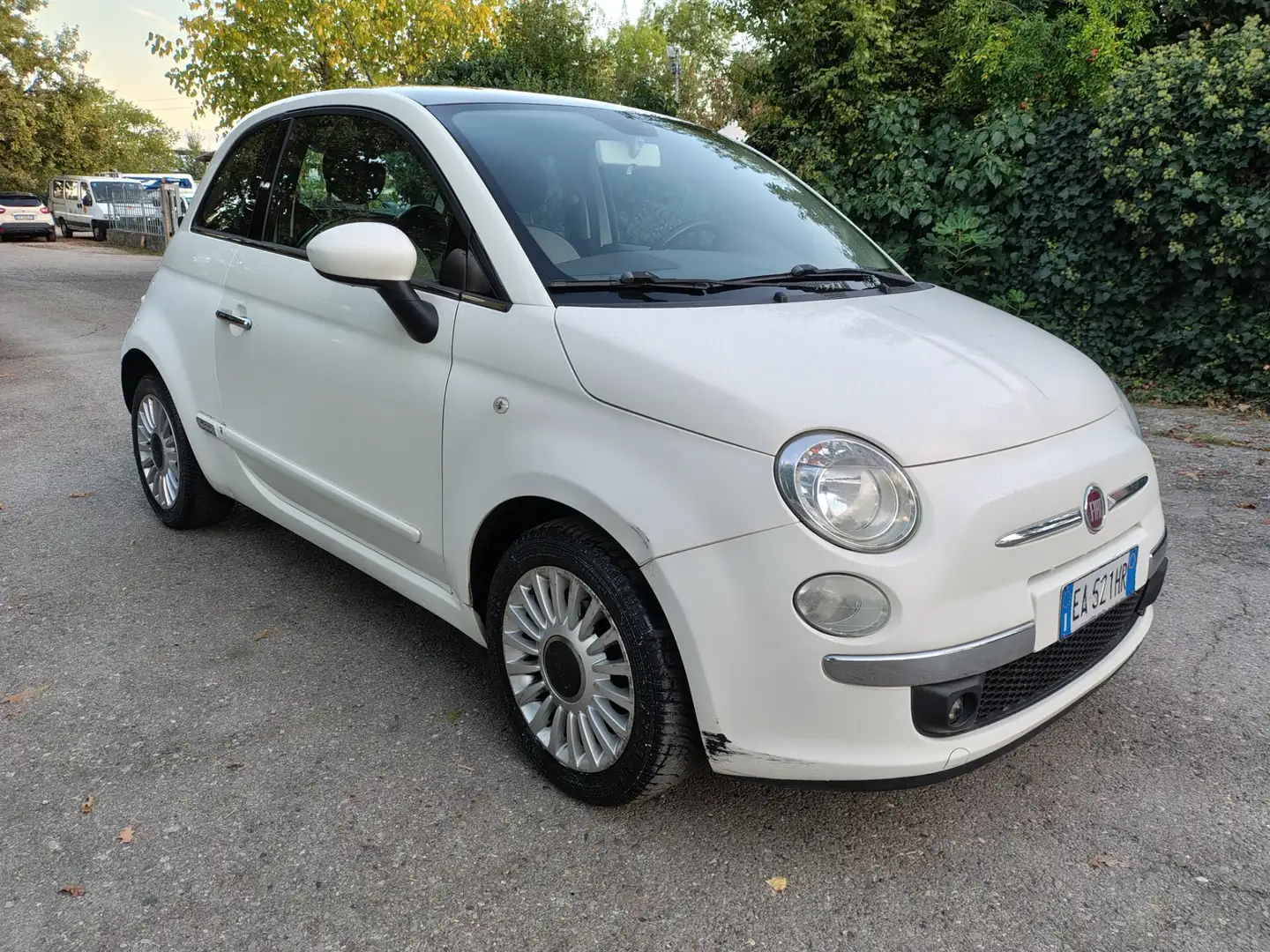 Fiat 500 500 1.2 Lounge Blanc - 1