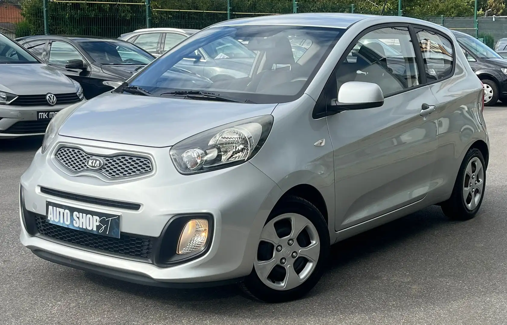 Kia Picanto 🟩1.0 ESSENCE 69CV Silber - 2