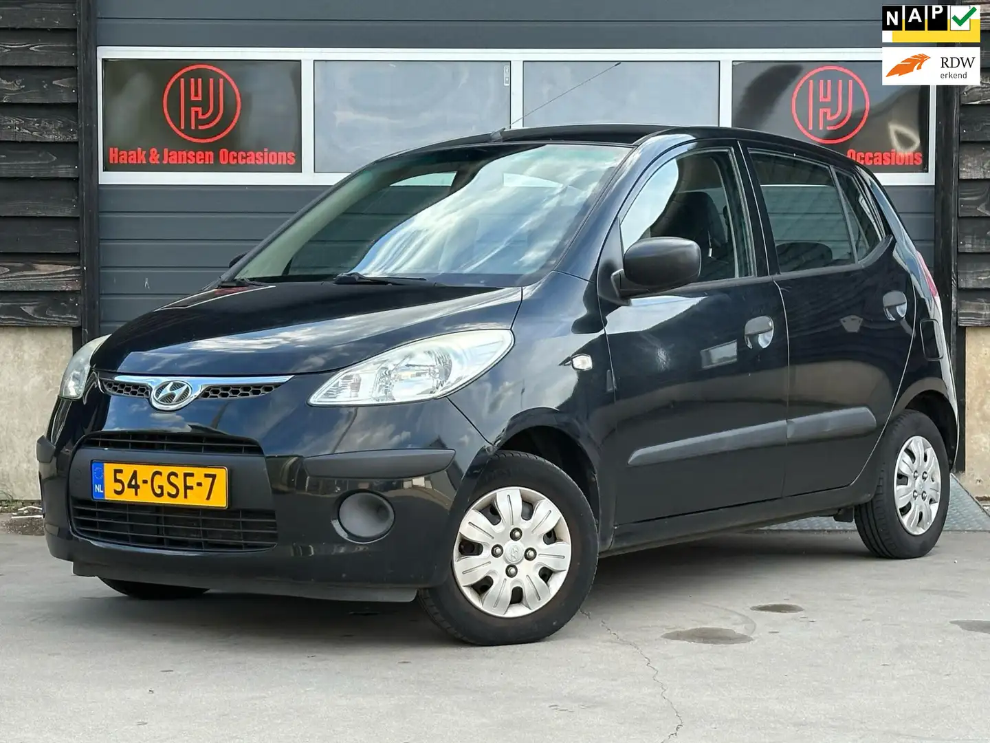 Hyundai i10 1.1 Active Cool Airco E-ramen Чорний - 1
