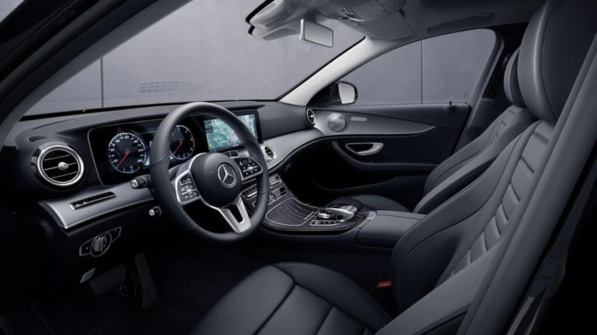 Mercedes-Benz E 350 d T Night/MULTIBEAM/AHK/Fahrass+/PanoD/360 Schwarz - 2