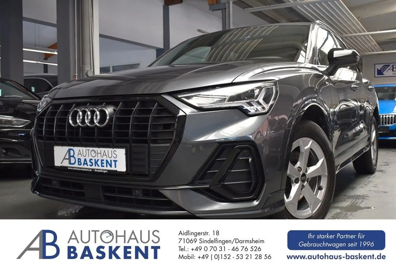 Audi Q3 35 TDI S LINE*VIRTUAL*LED*NAVI*SHZ*PDC Gris - 1