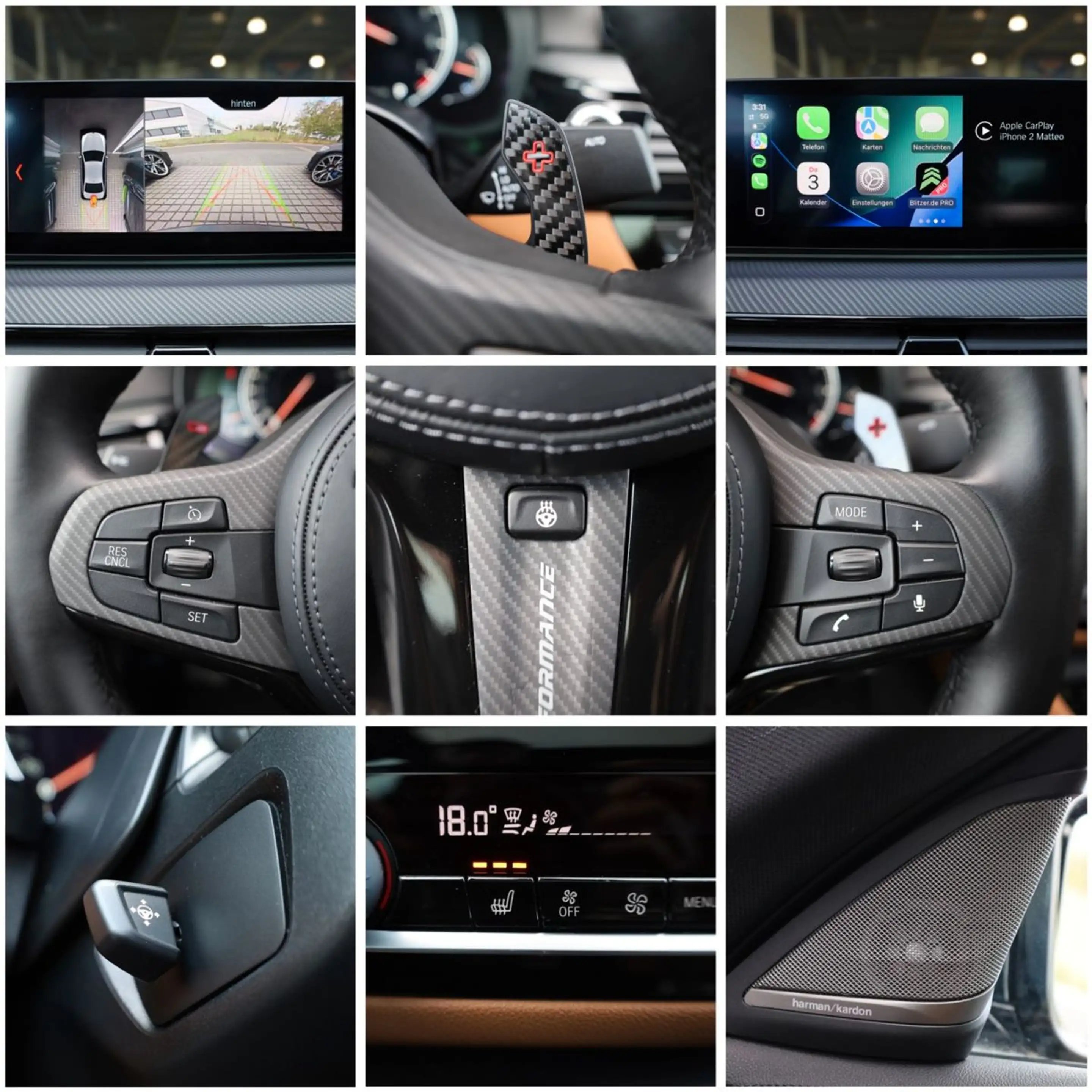 BMW 550 i xDrive/360*/HUD/SHZ/LHZ/HK/TOTW/LASER/R20 — photo 12