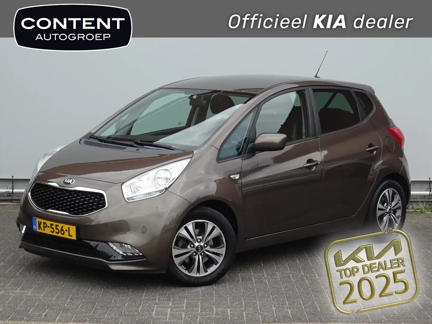 Kia Venga 1.4 CVVT 90pk DynamicPlusLine [Trekhaak ] Bruin - 1