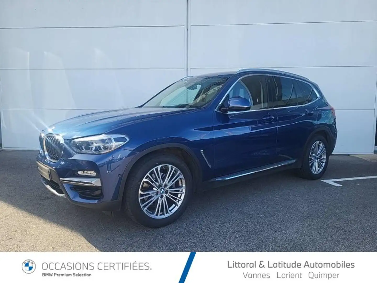 BMW X3 sDrive18dA 150ch  xLine Bleu - 1