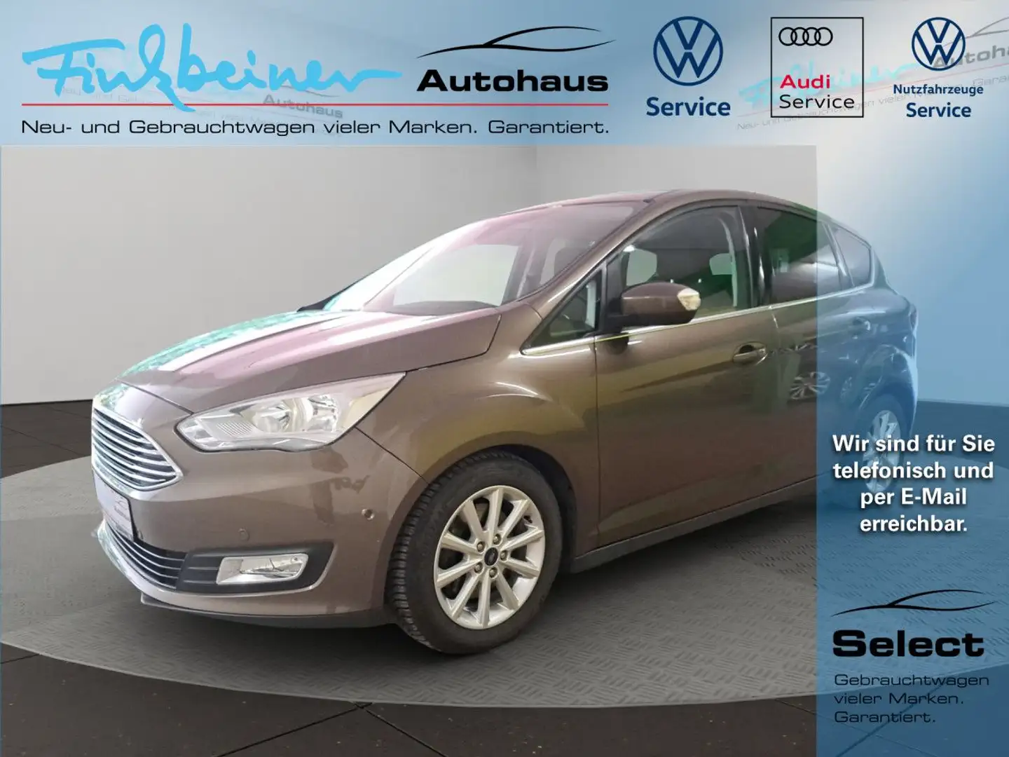 Ford Focus C-Max Titanium 1.5l EcoBoost Automatik Navi Brun - 1