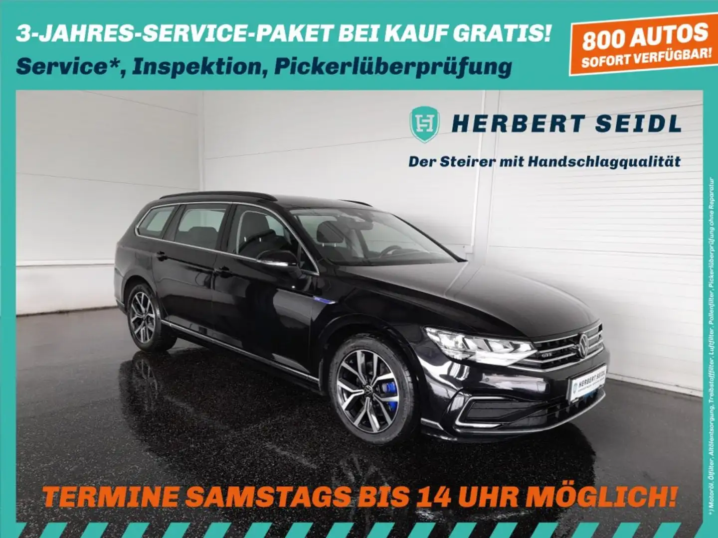 Volkswagen Passat Variant GTE PHEV DSG *17 ZOLL / LED / NAVI / AHV & KAMERA / ACC / SPORT MASSAGESITZ / TRAVEL ASSIST* Schwarz - 1