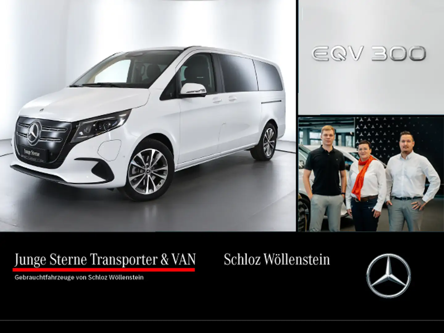 Mercedes-Benz EQV 300 Lang MBUX*AIR*Distronic*MBeam*7xSitz Alb - 1