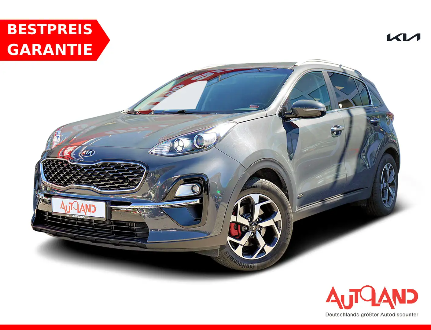 Kia Sportage 1.6 T-GDI DCT 4WD Navi Sitzheizung AHK Noir - 1