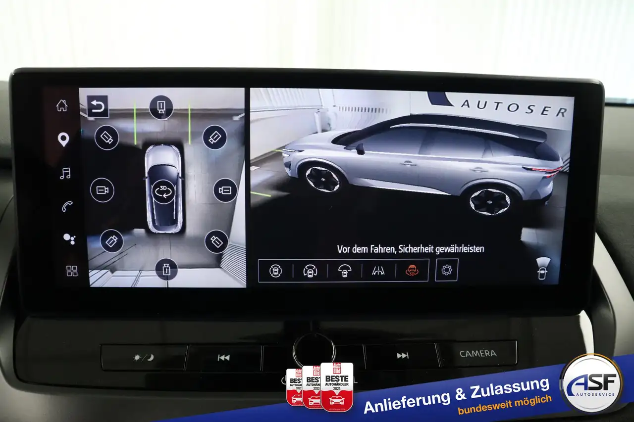 Nissan Qashqai DIG-T MHEV Tekna+ #Panorama #Bose HUD Kamera 11..., миниатюра 25
