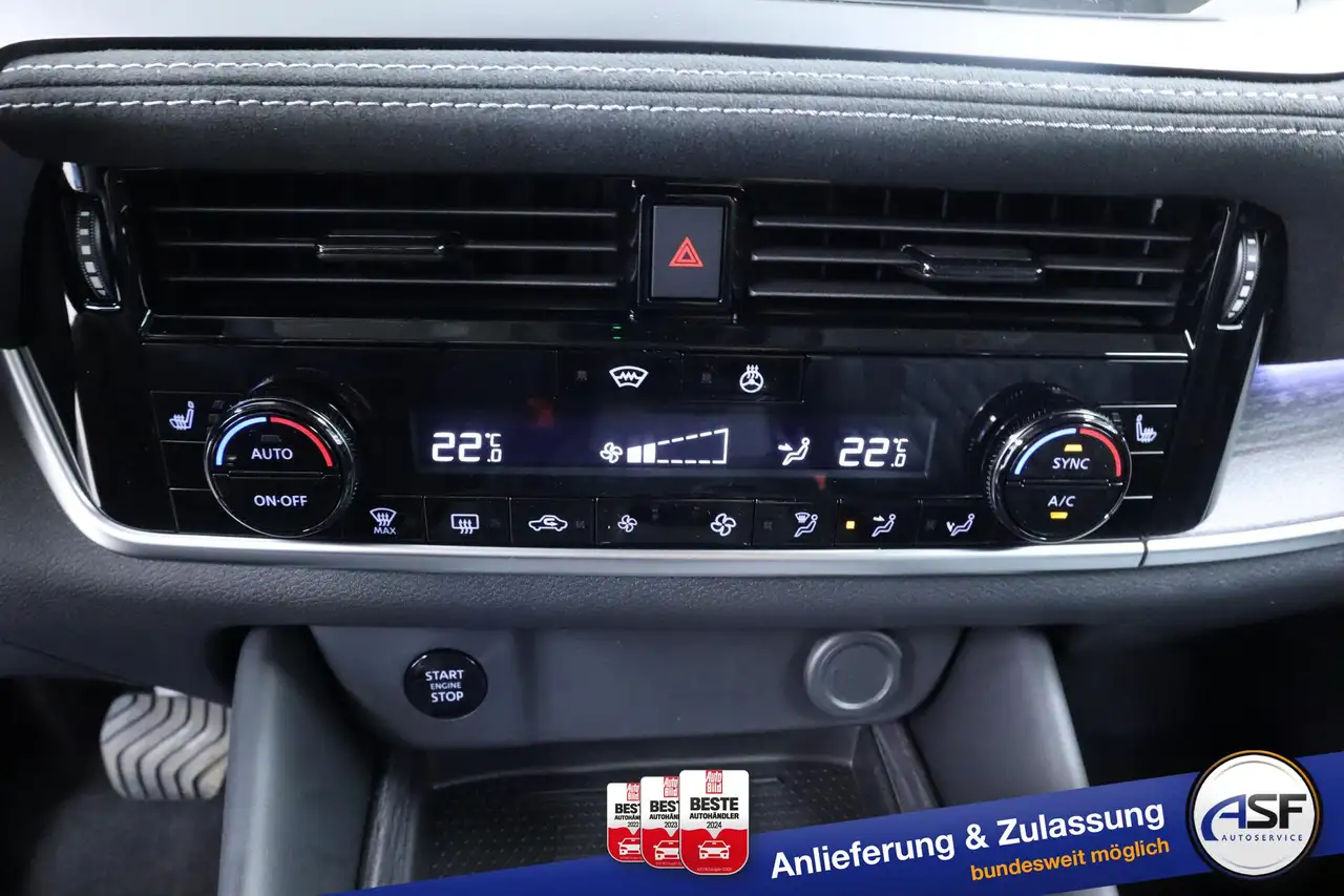 Nissan Qashqai DIG-T MHEV Tekna+ #Panorama #Bose HUD Kamera 11..., миниатюра 27
