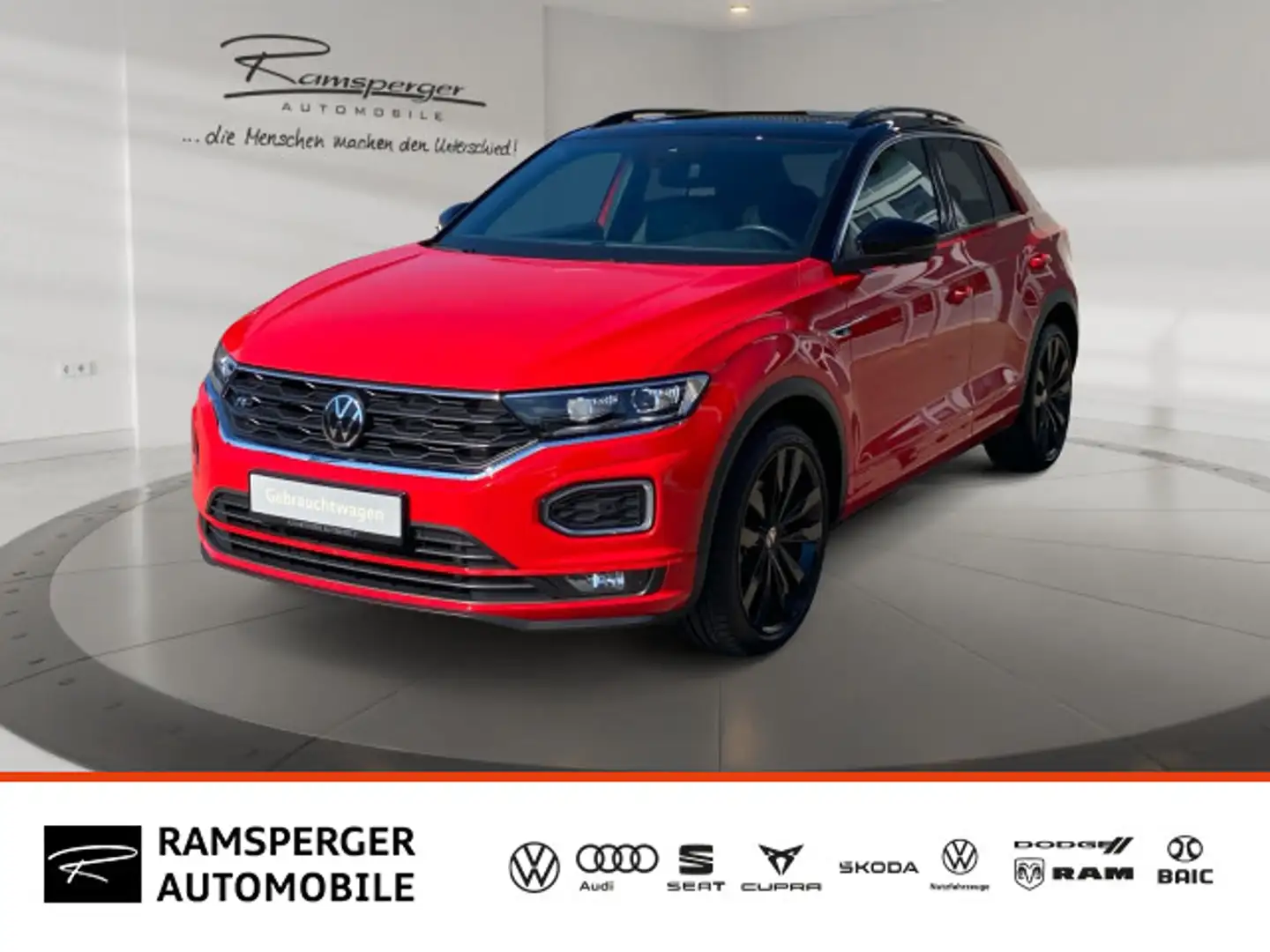 Volkswagen T-Roc T-ROC Sport 2.0 TSI 4Motion R-Line AHK/LED/Pano/ Rouge - 1