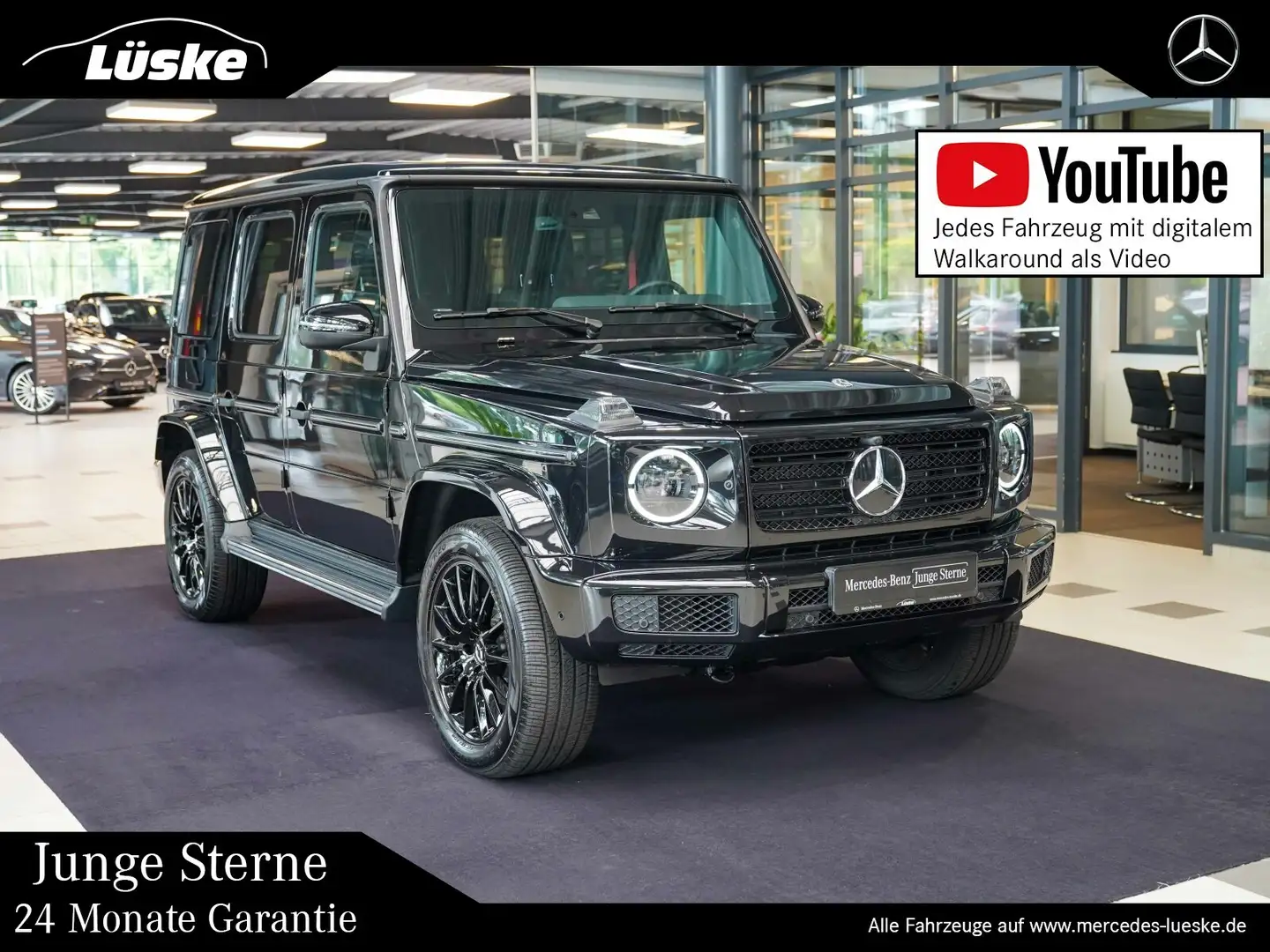 Mercedes-Benz G 400 G 400 d AMG Line Night Burmester Schiebedach Black - 1