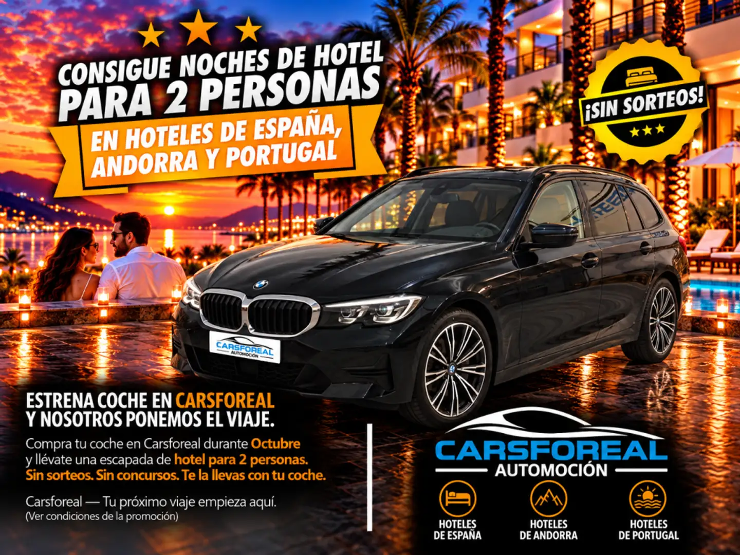 BMW 318 318dA Touring Negro - 1