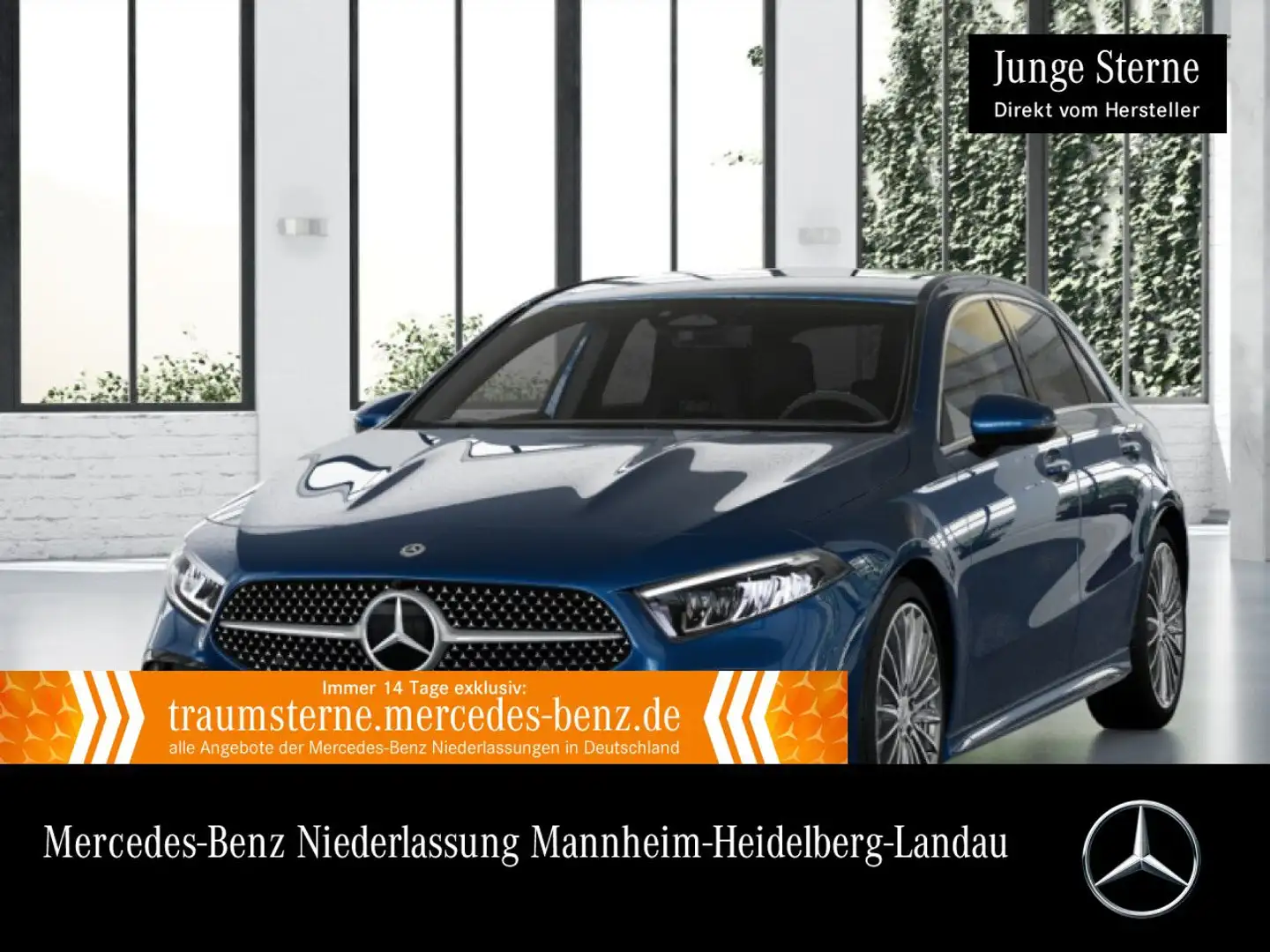 Mercedes-Benz A 250 4M AMG+LED+KAMERA+TOTW+KEYLESS+8G Blau - 1