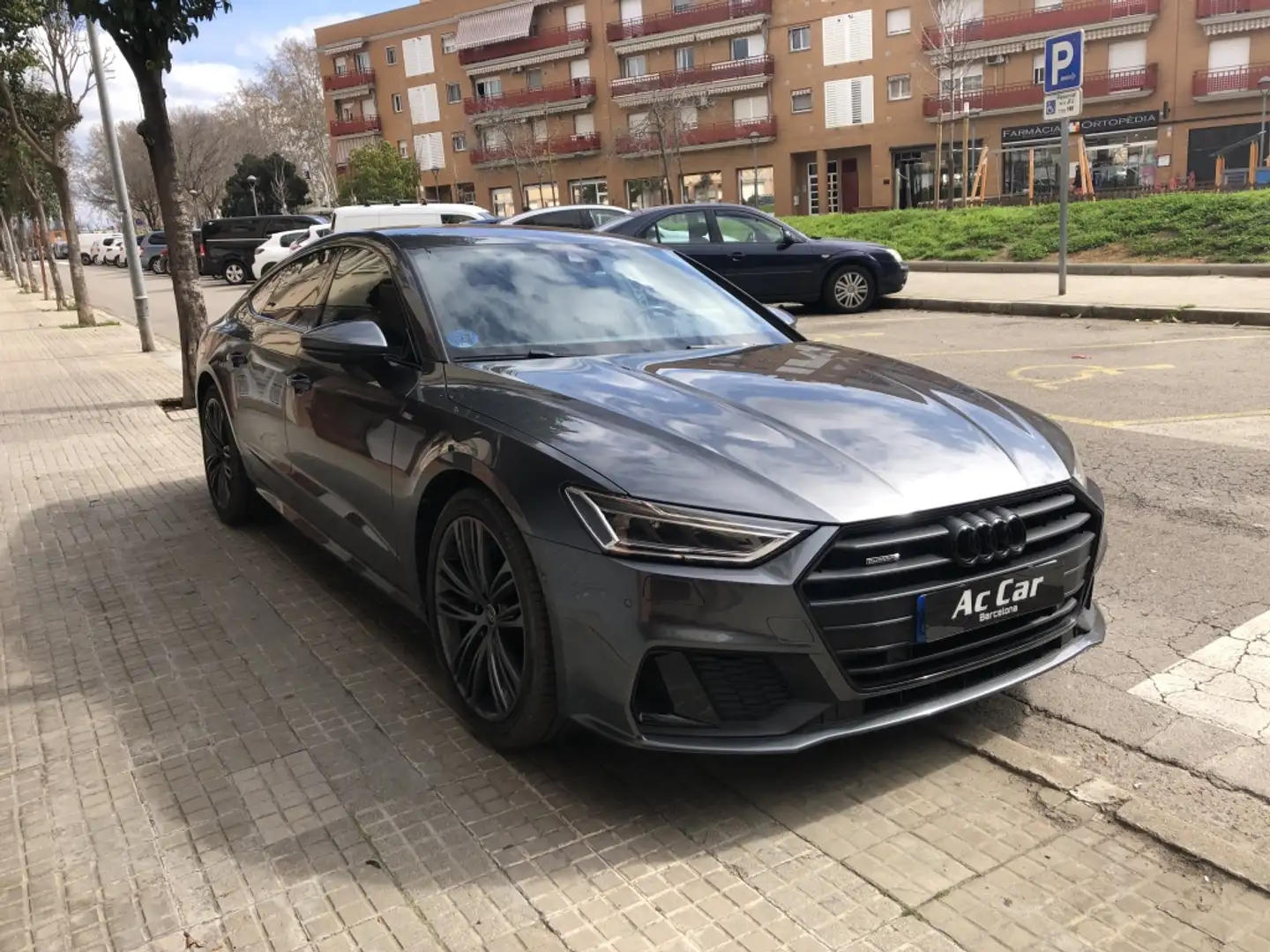 Audi A7 Sportback 50 TFSIe Black line quattro-ultra S tron Gri - 2
