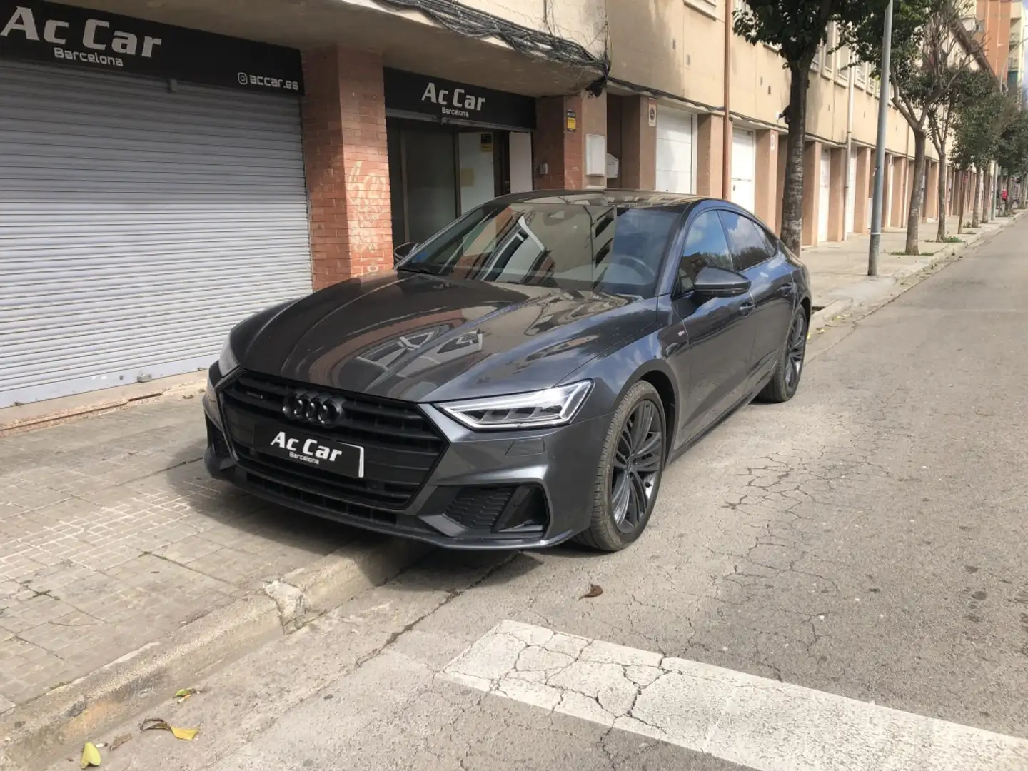 Audi A7 Sportback 50 TFSIe Black line quattro-ultra S tron Gri - 1
