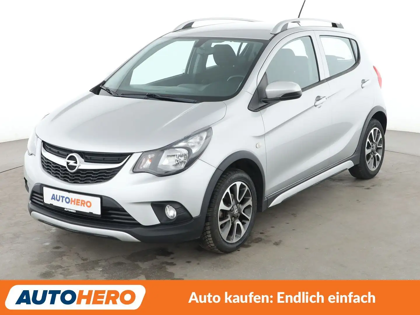 Opel Karl 1.0 Rocks*TEMPO*PDC*SHZ*KLIMA*GARANTIE* Silber - 1
