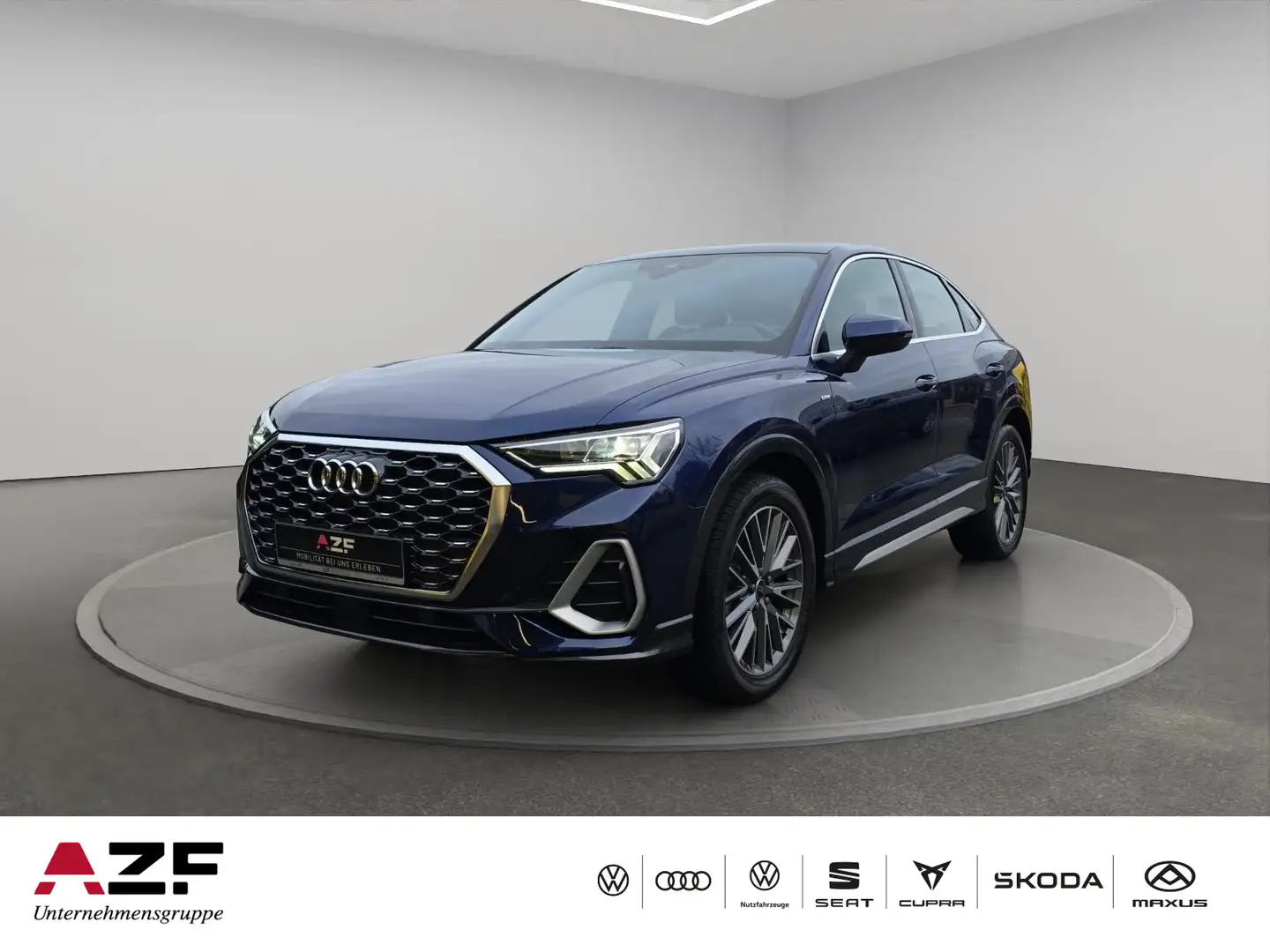 Audi Q3 35 TDI S-tronic S line LED+PANO+SPO Blau - 1