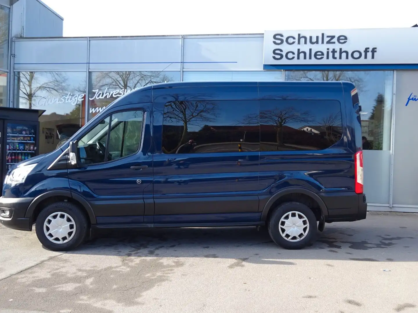 Ford Transit Kombi 350 L2 Trend 9 Sitze Klima vo+hi/ Blau - 2