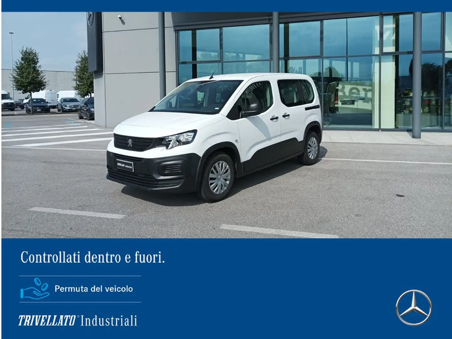 Peugeot Rifter 1.5 bluehdi active 100cv Bianco - 1
